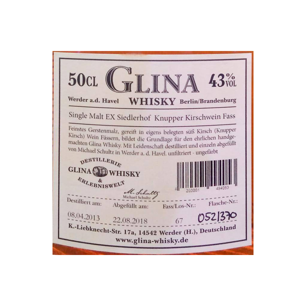 Glina Whisky 2013