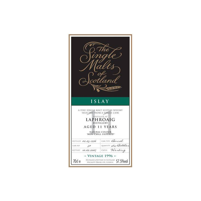 Laphroaig The Single Malts of Scotland 1996 11 Years Single Malt Whisky 2