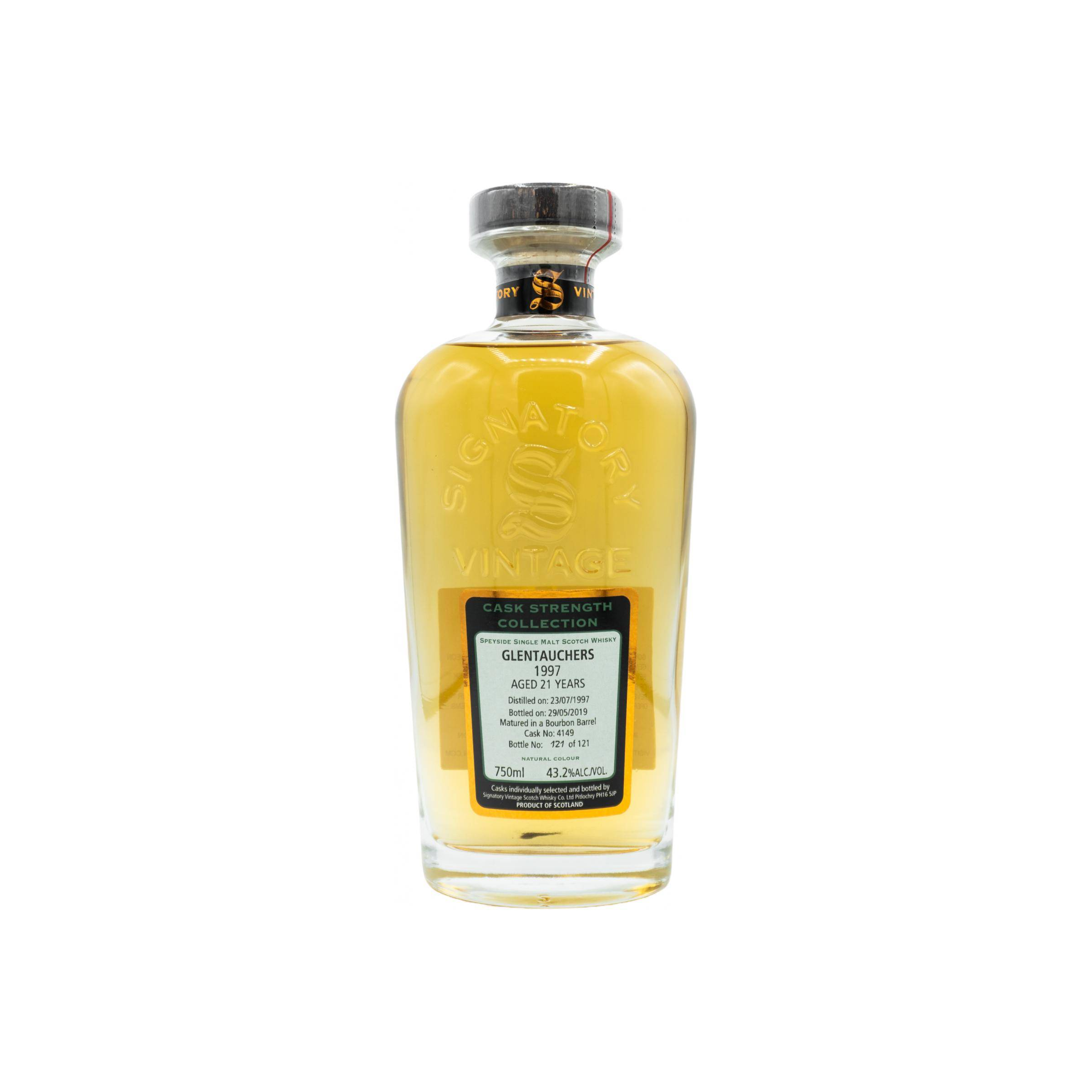 Glentauchers Cask Strength Collection 1997 21 Years Single Malt Whisky