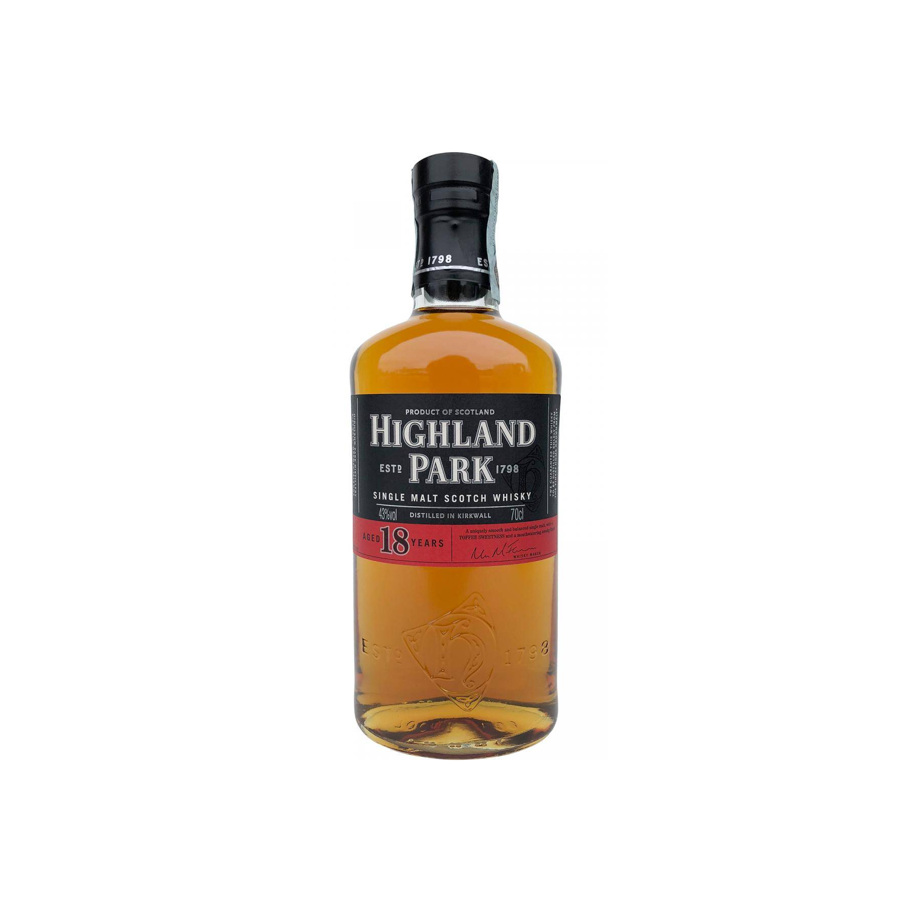 Highland Park 18 Years Single Malt Whisky