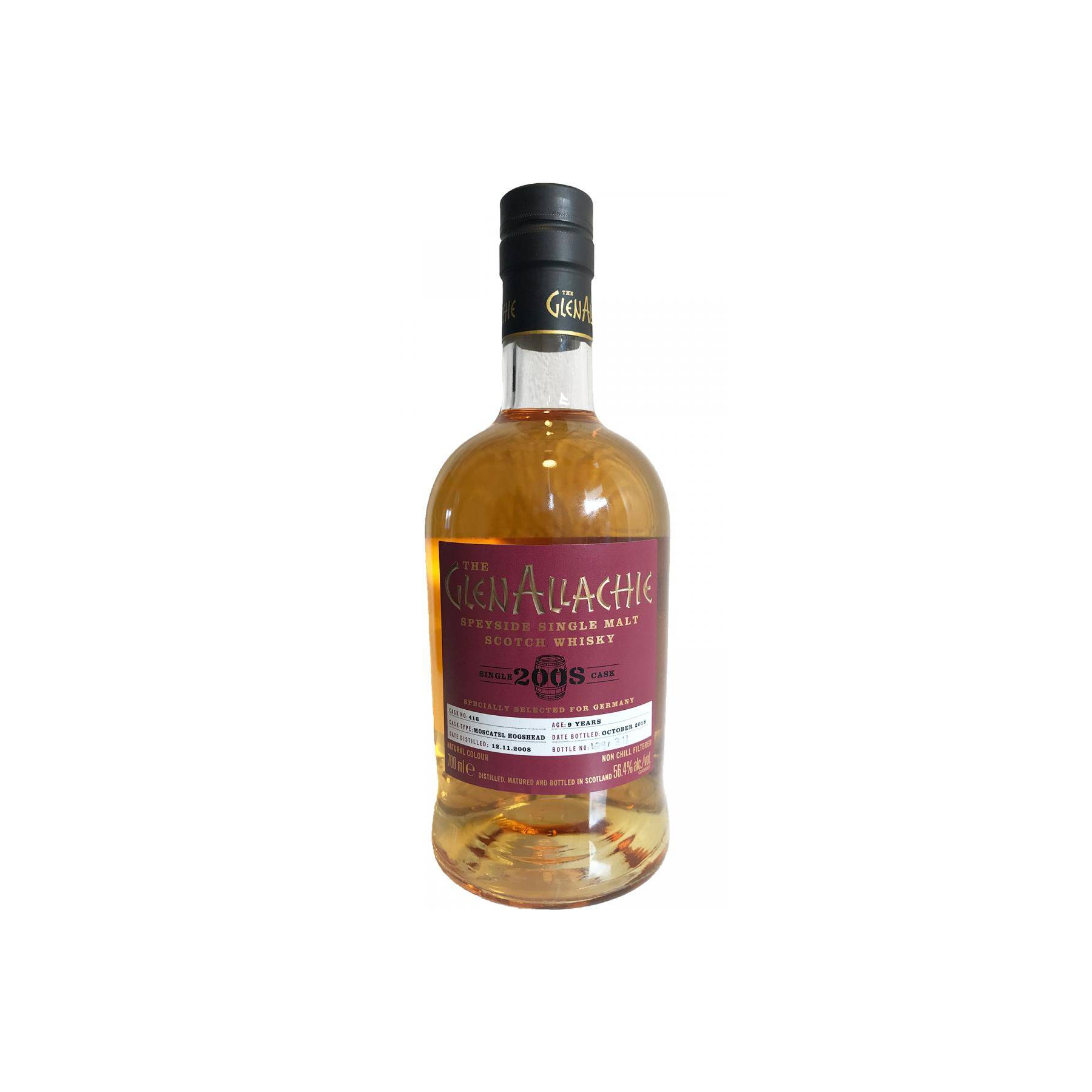 The GlenAllachie Single Cask 2008 9 Years Single Malt Whisky 2