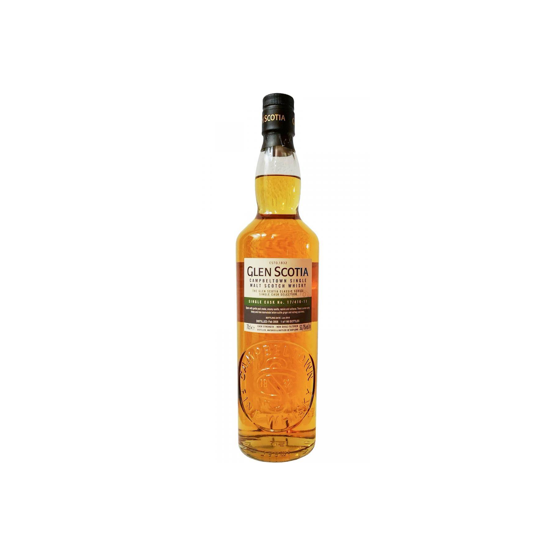 Glen Scotia 2008 10 Years Single Malt Whisky