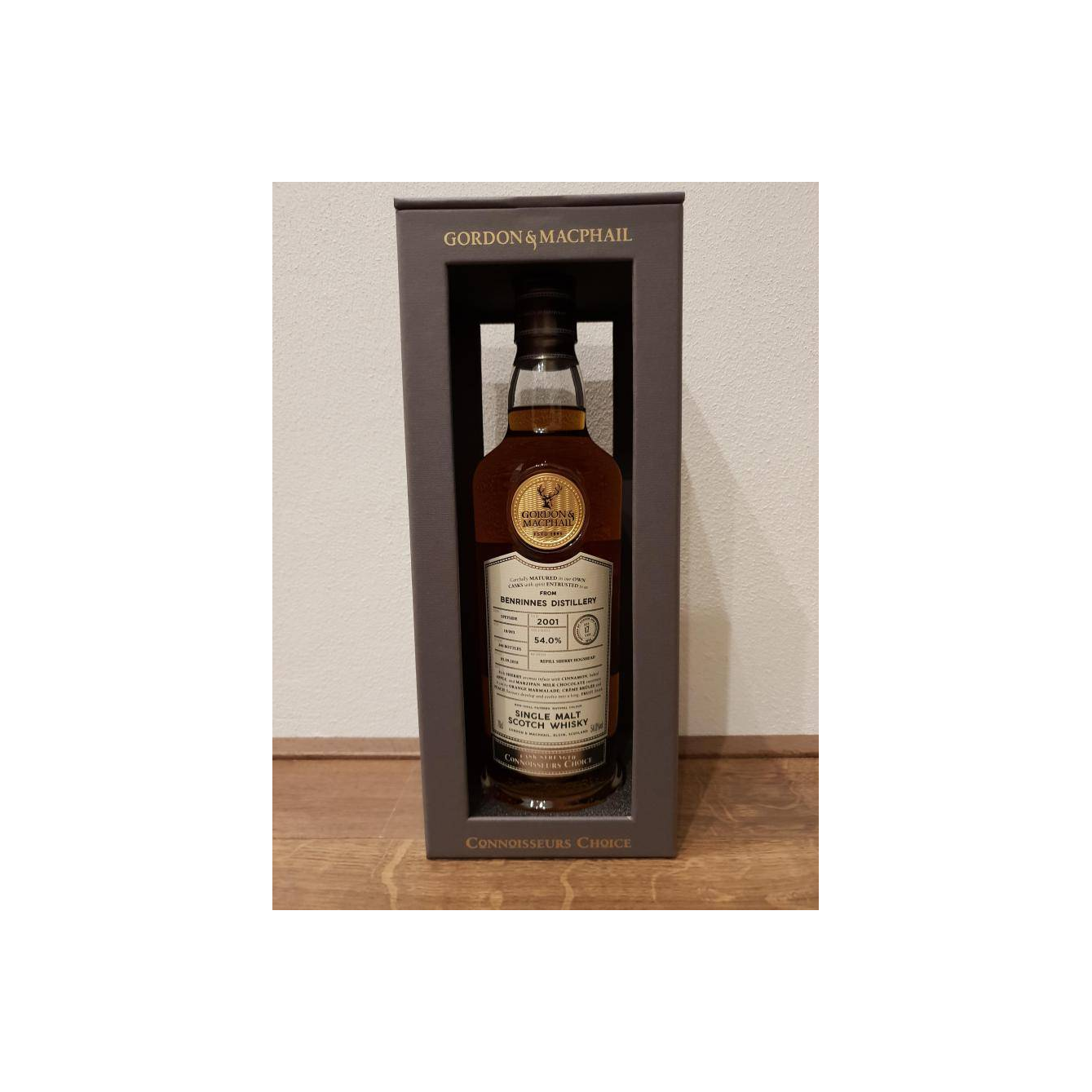 Benrinnes Connoisseurs Choice - Cask Strength 2001 17 Years Single Malt Whisky 2