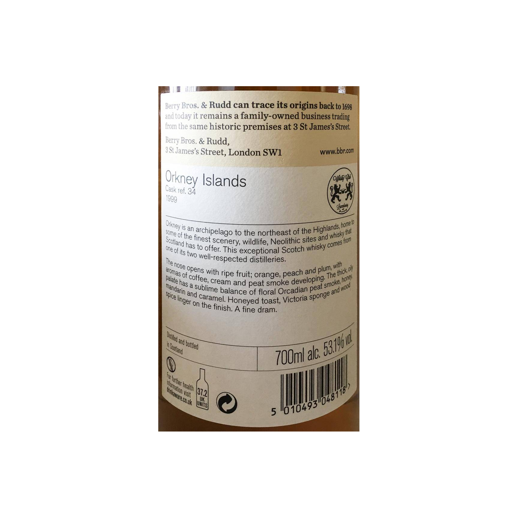 Berry Bros. & Rudd 1999 18 Years Single Malt Whisky 3