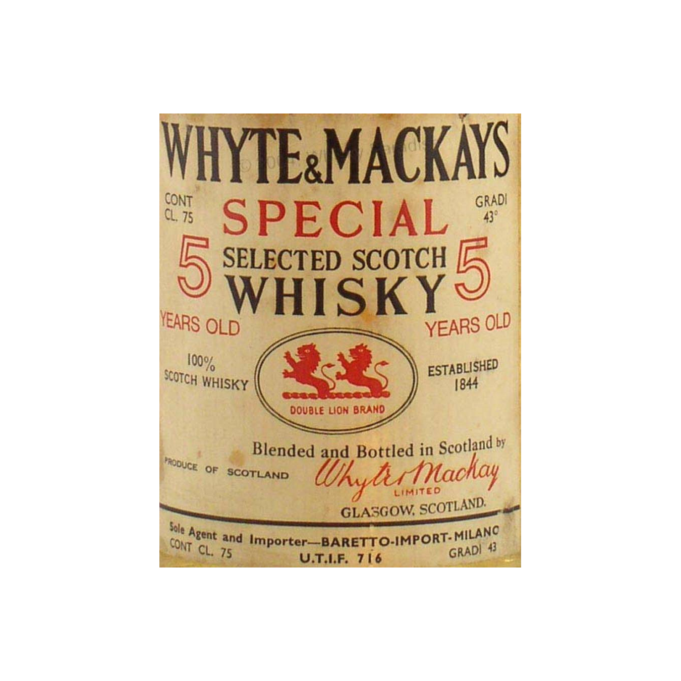 Whyte & Mackay 5 Years Blended Whisky