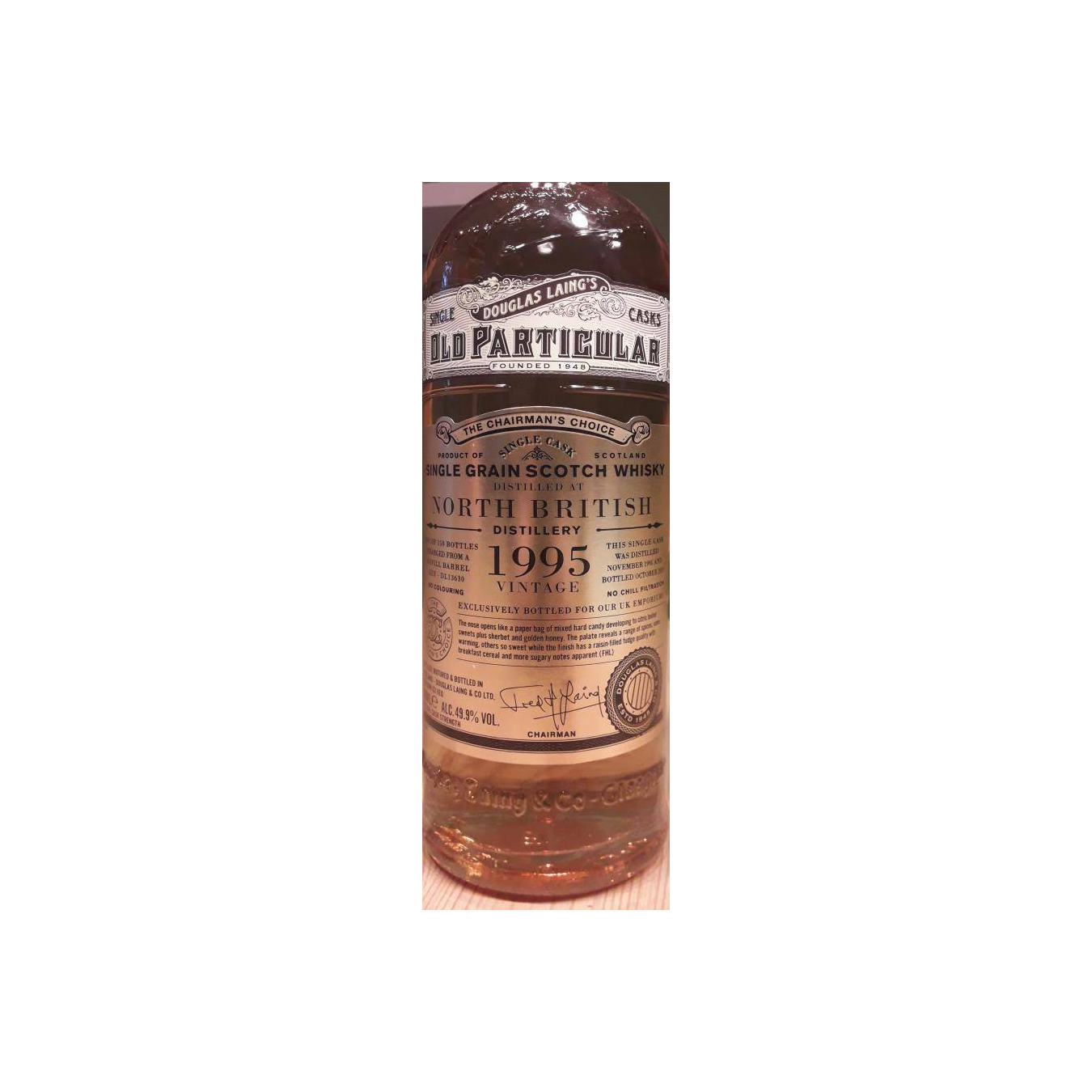 North British 1995 23 Years Single Grain Whisky