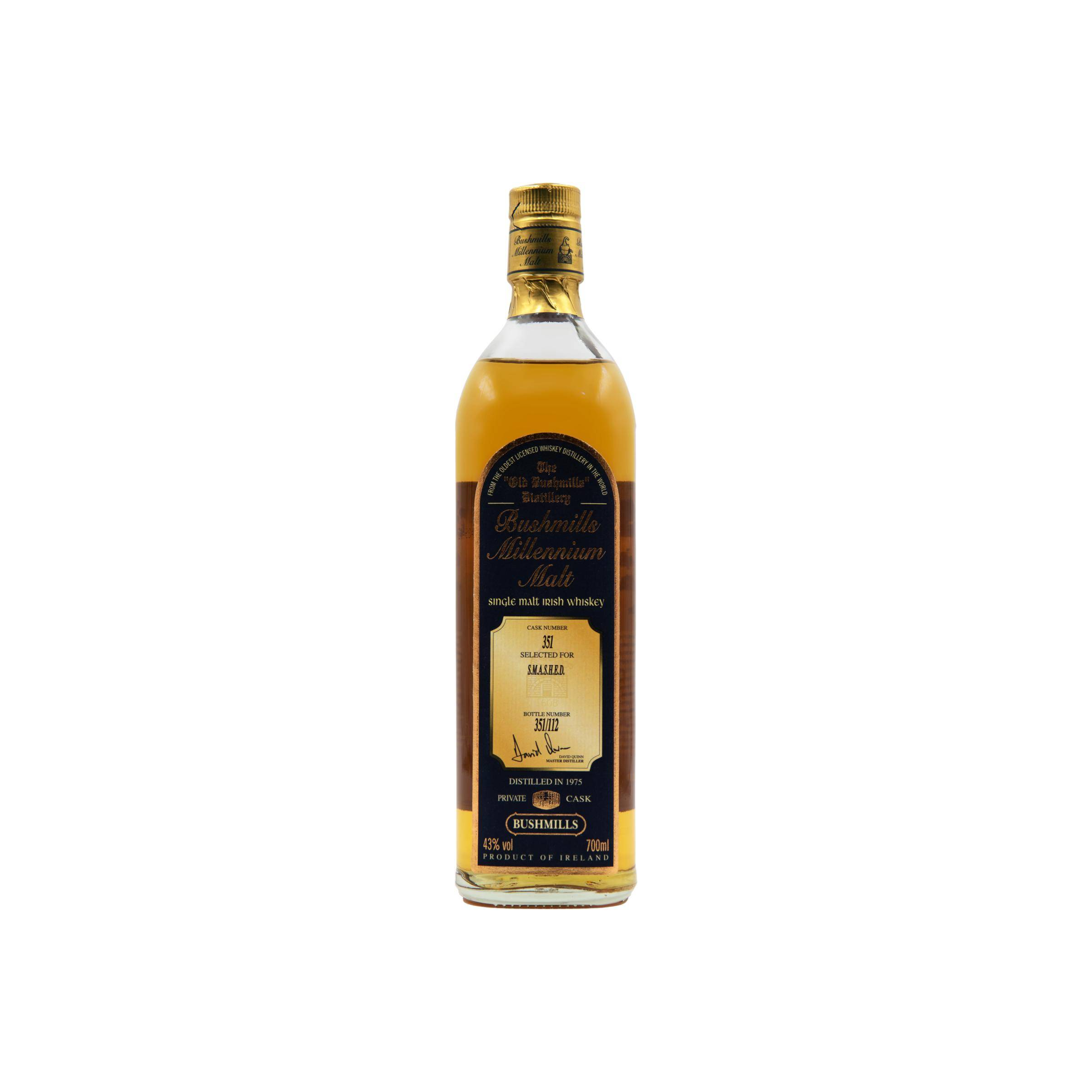 Bushmills 1975 Single Malt Whisky