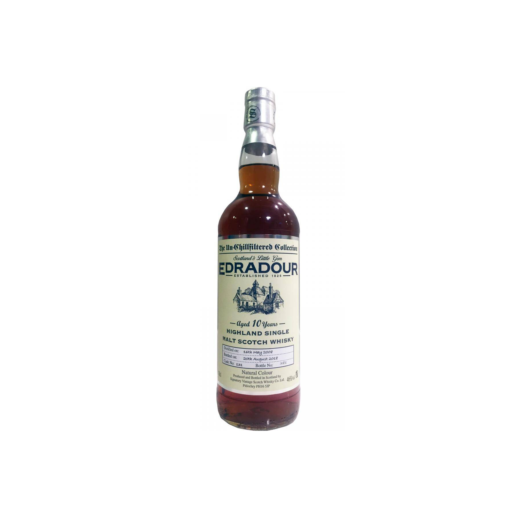 Edradour The Un-Chillfiltered Collection 2008 10 Years Single Malt Whisky