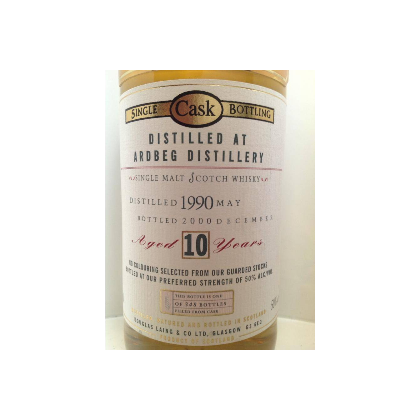 Ardbeg Old Malt Cask 1990 10 Years Single Malt Whisky 2