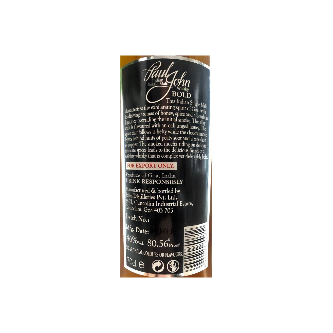 Paul John Single Malt Whisky 3