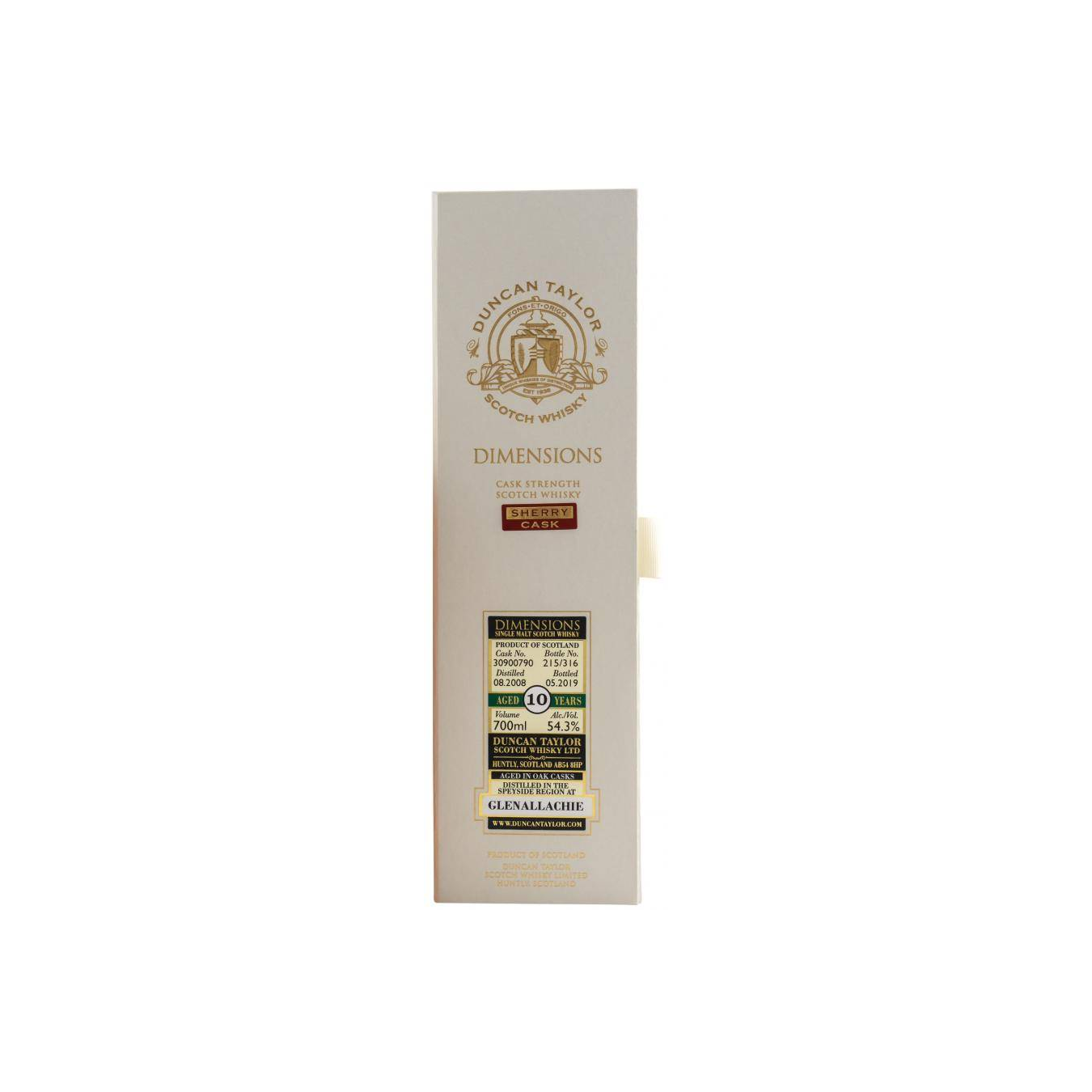 The GlenAllachie Dimensions 2008 10 Years Single Malt Whisky 3