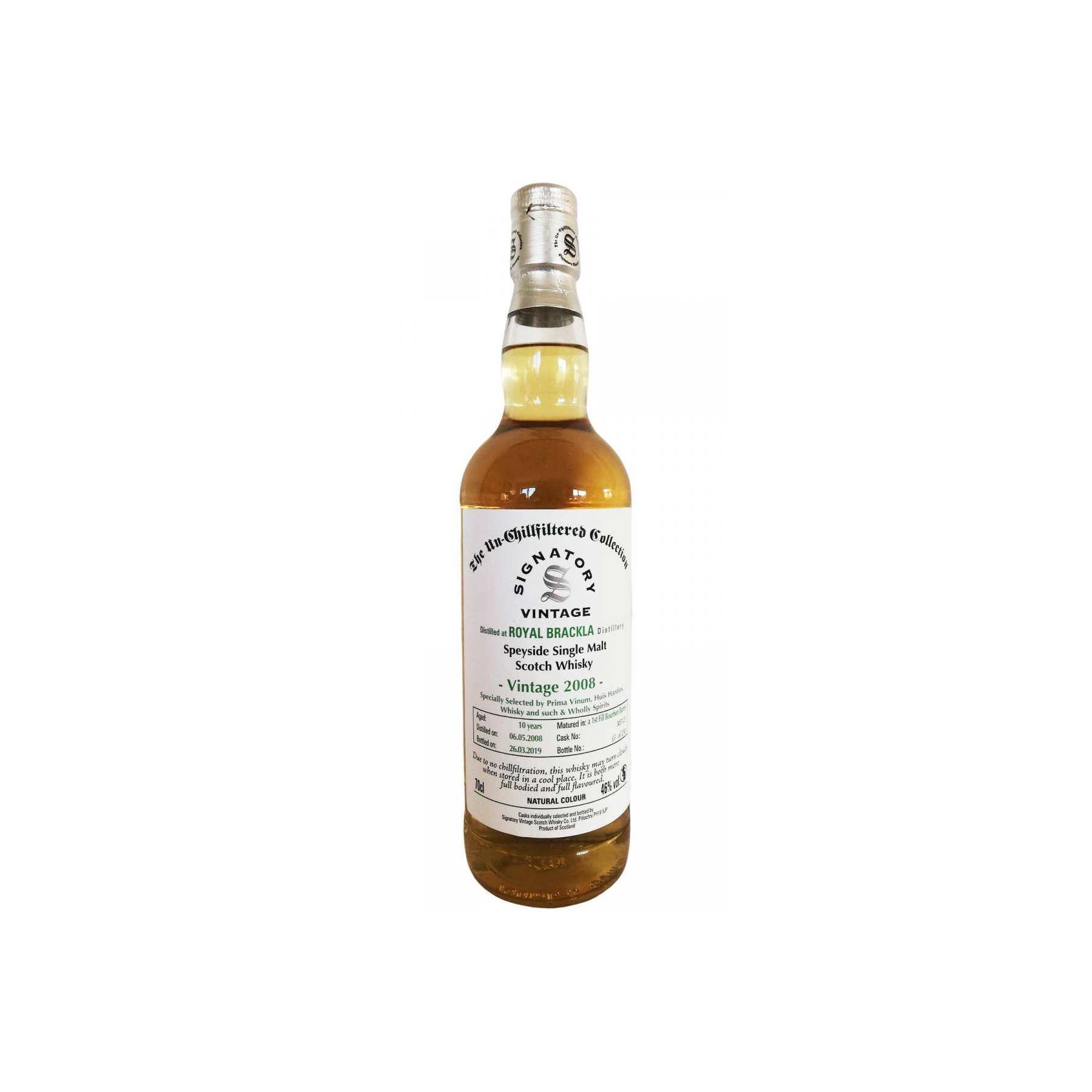 Royal Brackla The Un-Chillfiltered Collection 2008 10 Years Single Malt Whisky