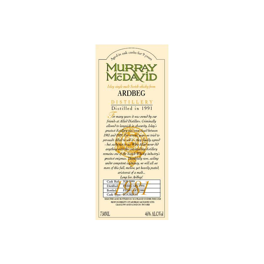 Ardbeg 1991 9 Years Single Malt Whisky 2