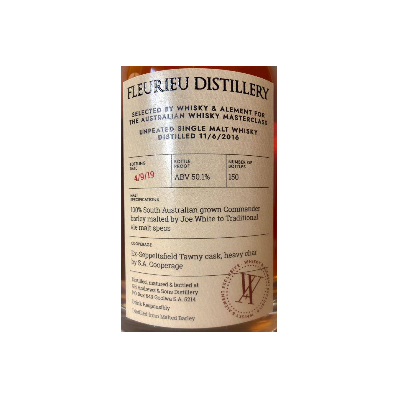 Fleurieu Distillery 2016 2