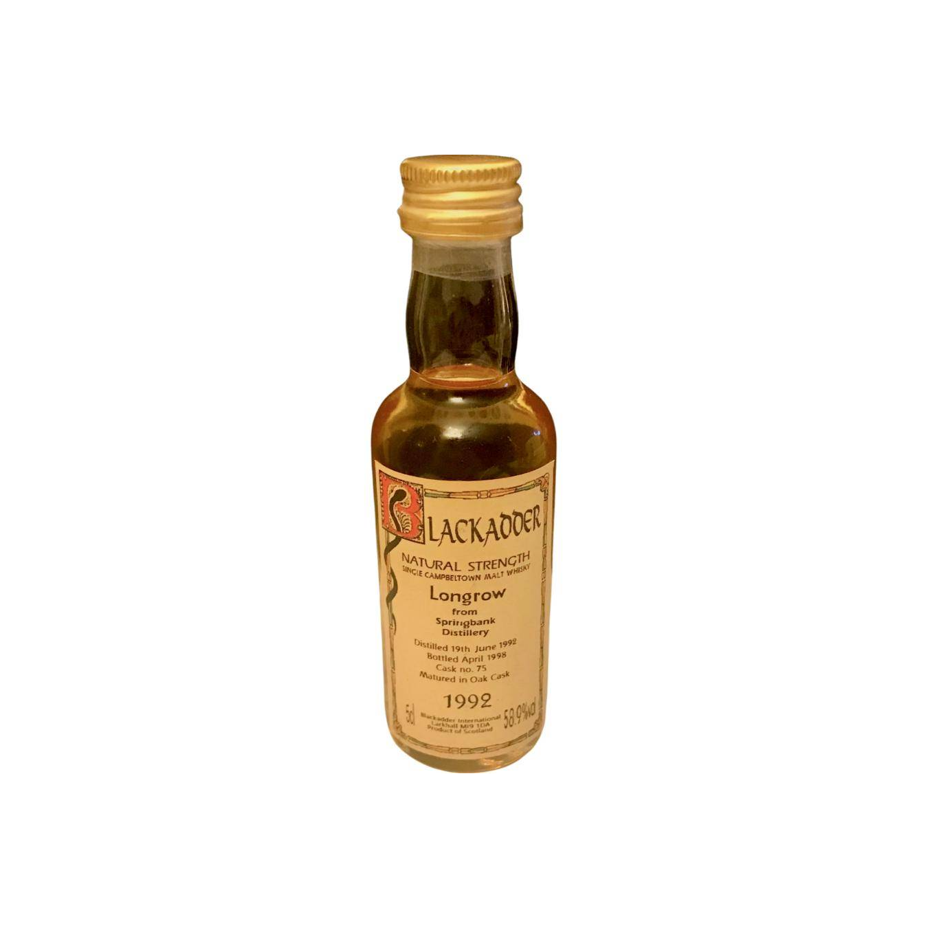 Springbank 1992 5 Years Single Malt Whisky 2