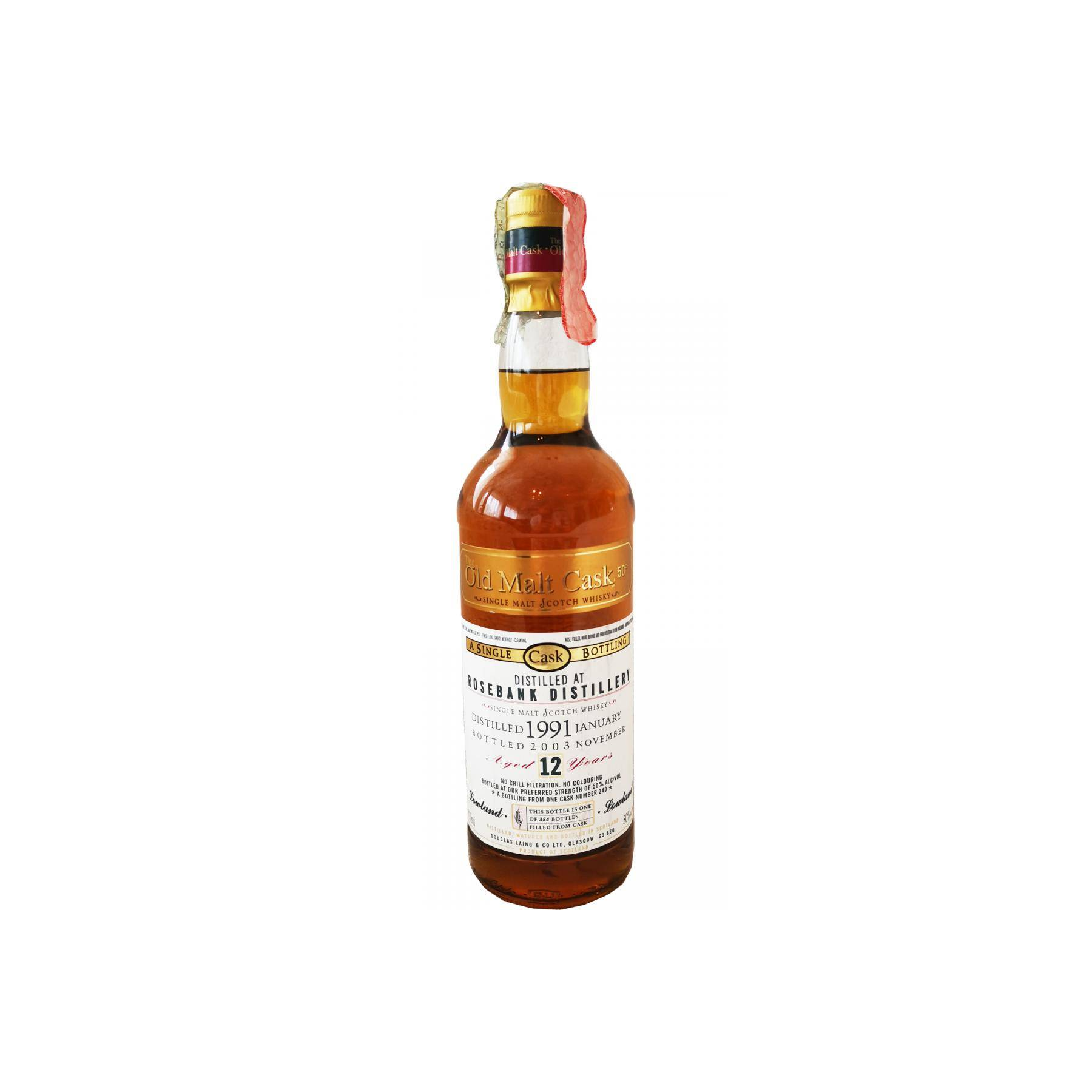 Rosebank Old Malt Cask 1991 12 Years Single Malt Whisky