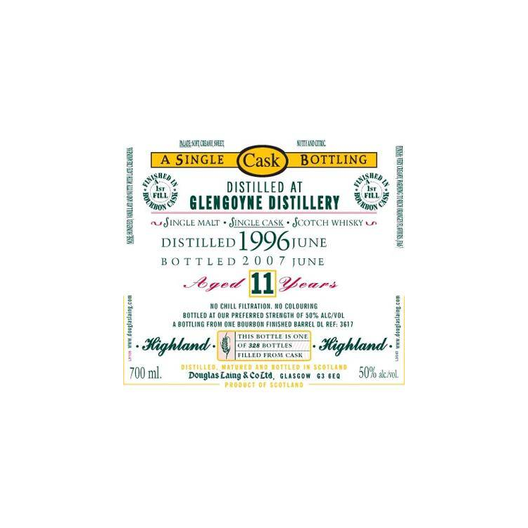 Glengoyne Old Malt Cask 1996 11 Years Single Malt Whisky 2