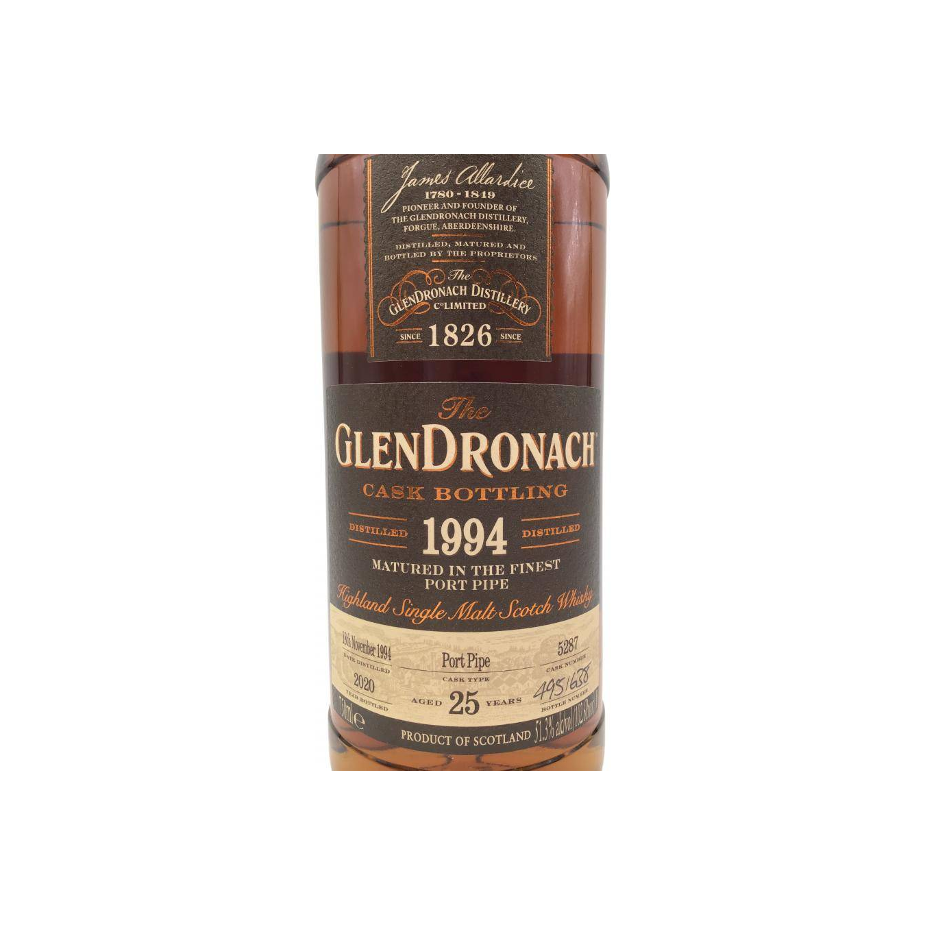 GlenDronach 1994 25 Years Single Malt Whisky 3
