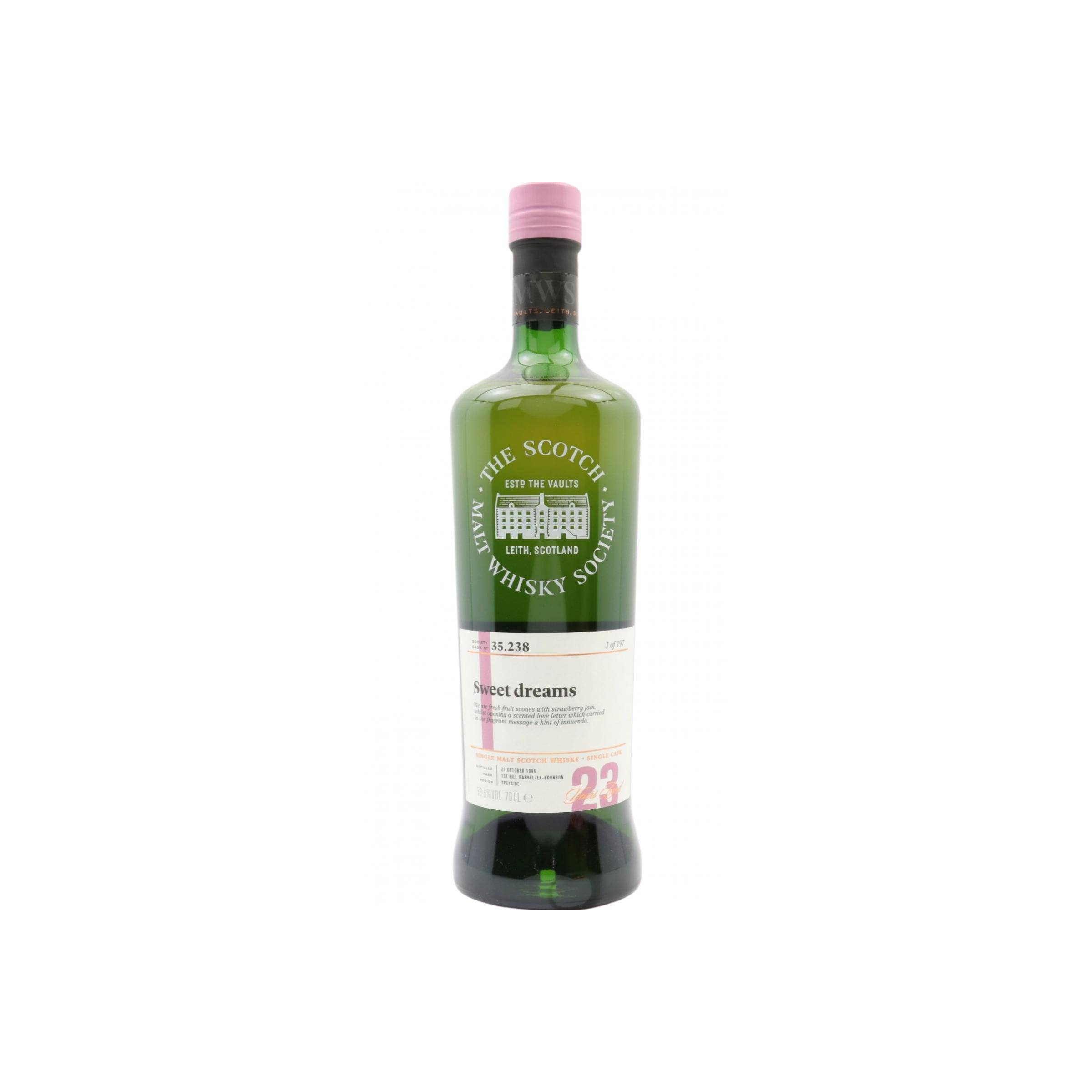 The Scotch Malt Whisky Society 1995 23 Years Single Malt Whisky