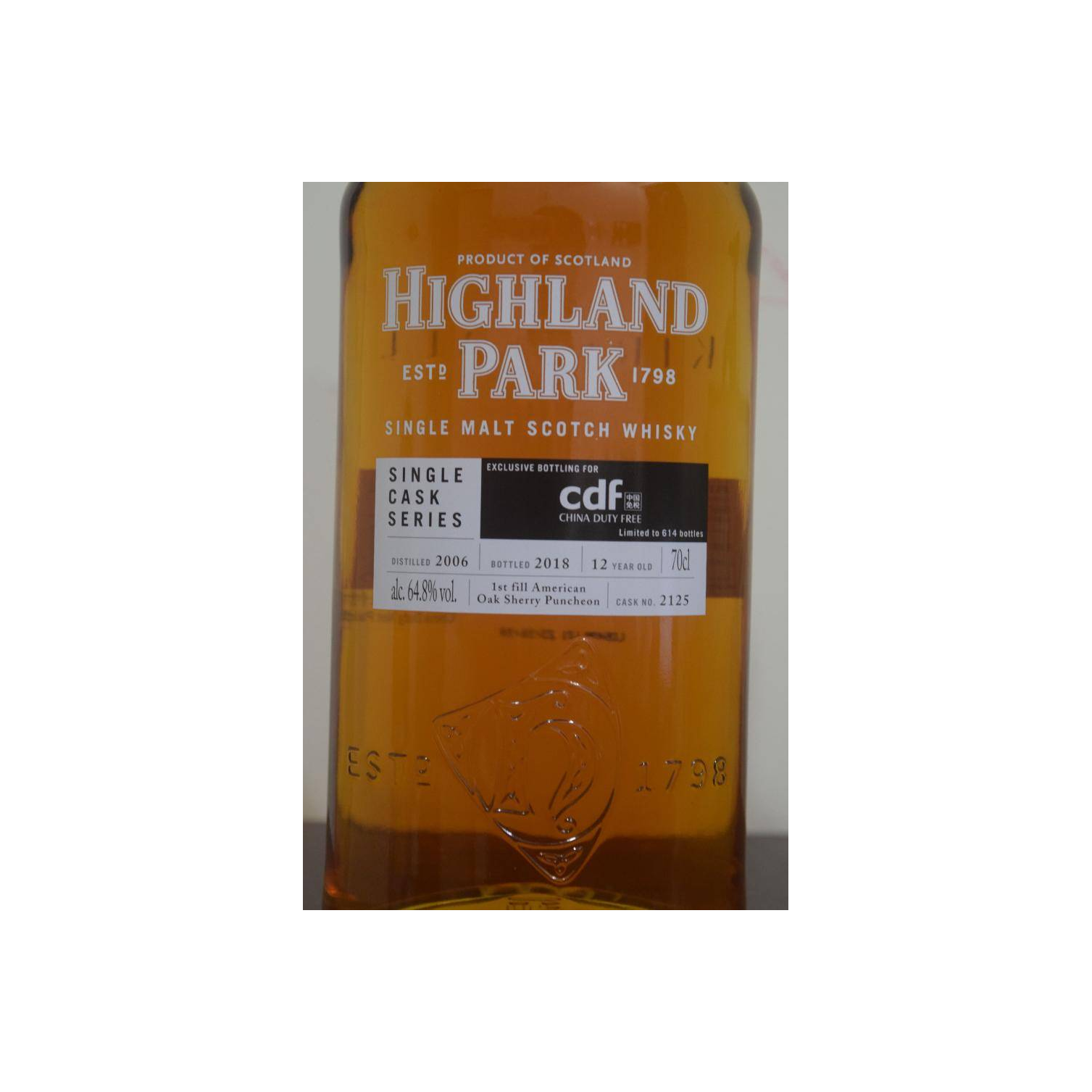 Highland Park Single Cask 2006 12 Years Single Malt Whisky