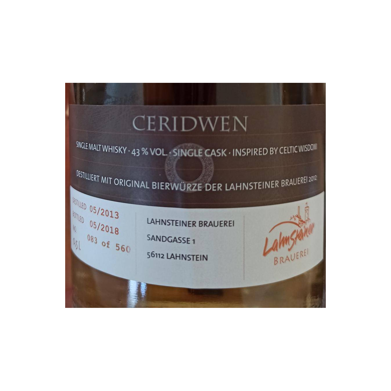 Lahnsteiner Brauerei 2013 Ceridwen 3