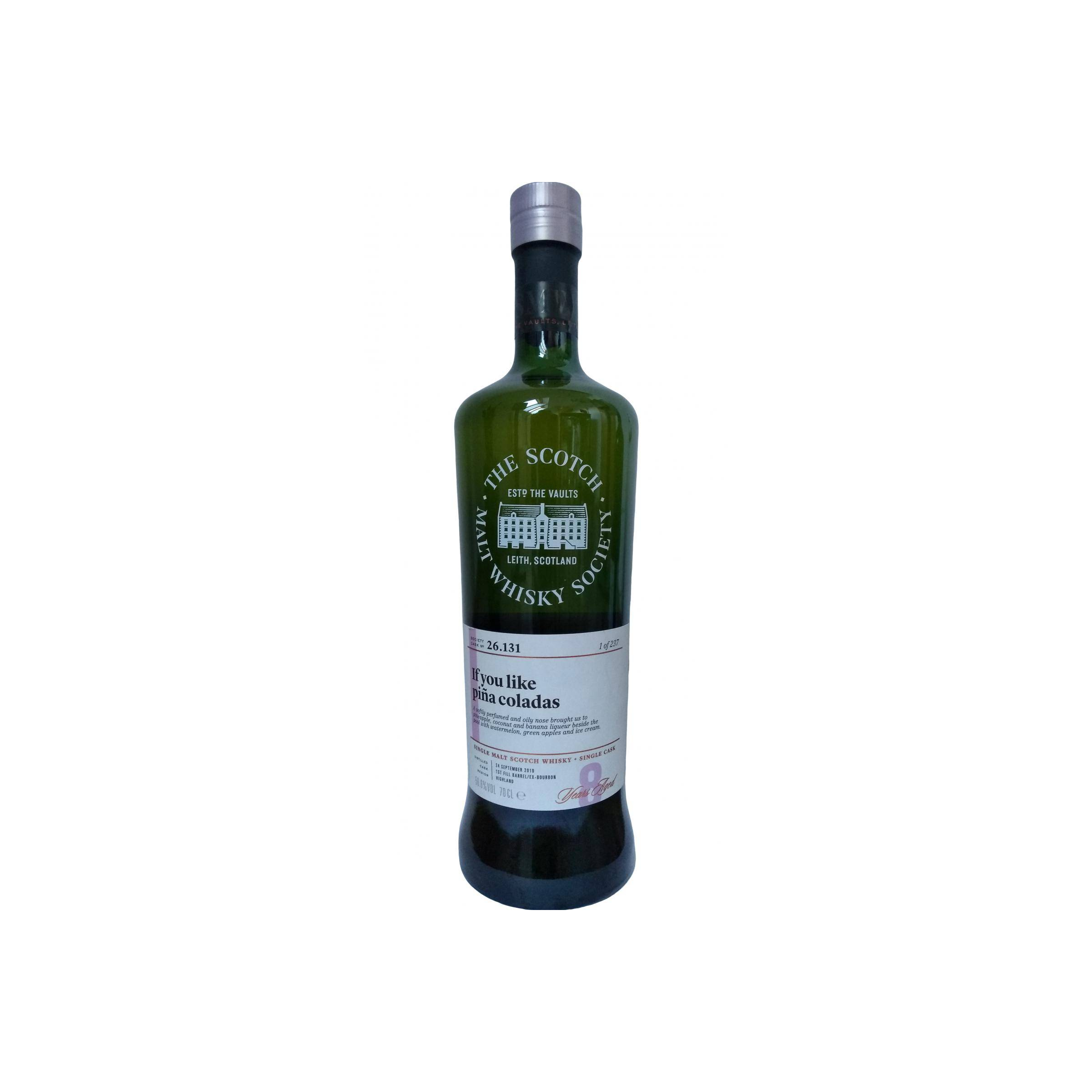 The Scotch Malt Whisky Society 2010 8 Years Single Malt Whisky