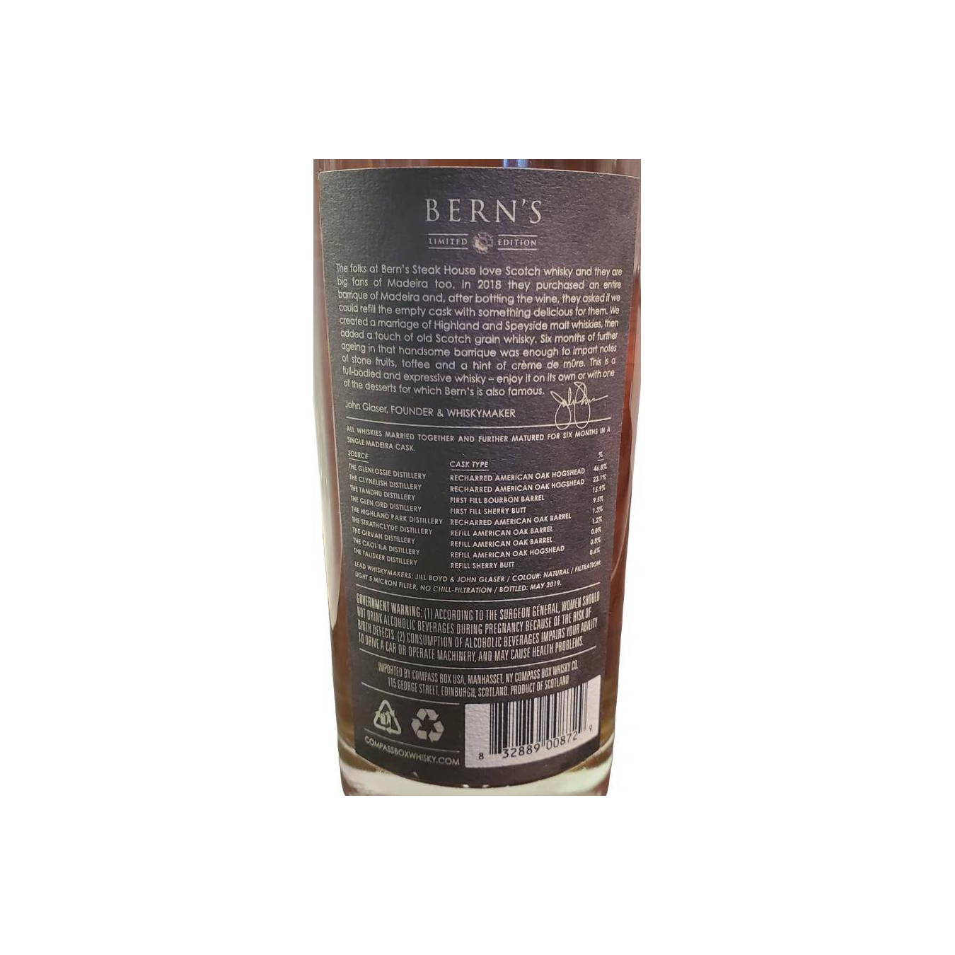 Compass Box Limited Edition Blended Malt Whisky 2