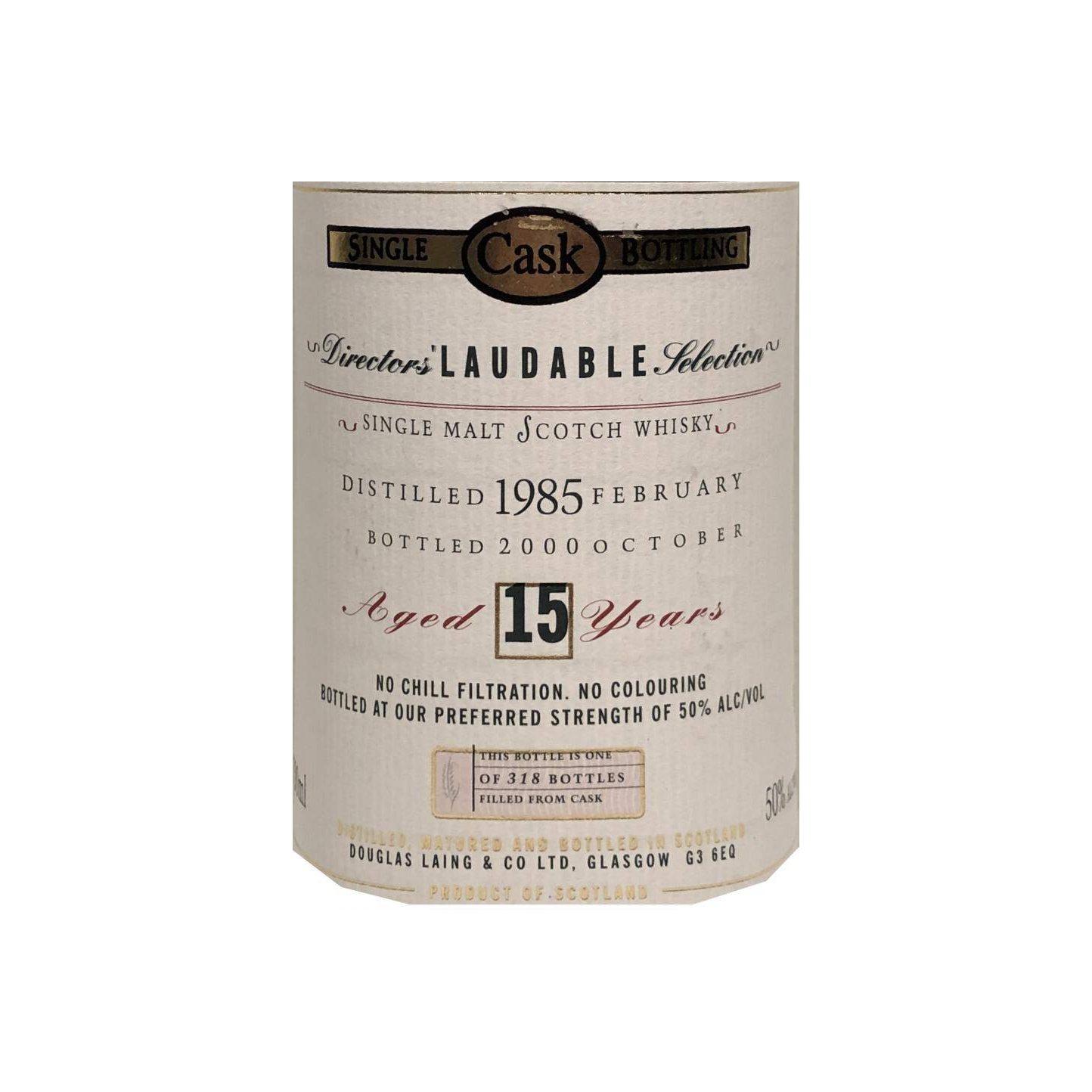Laphroaig Old Malt Cask 1985 15 Years Single Malt Whisky 3