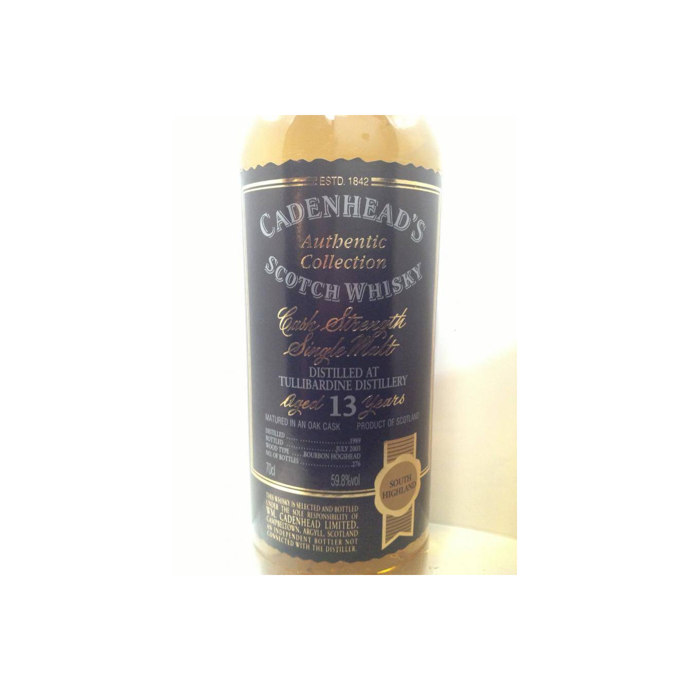 Tullibardine Authentic Collection 1989 13 Years Single Malt Whisky 2