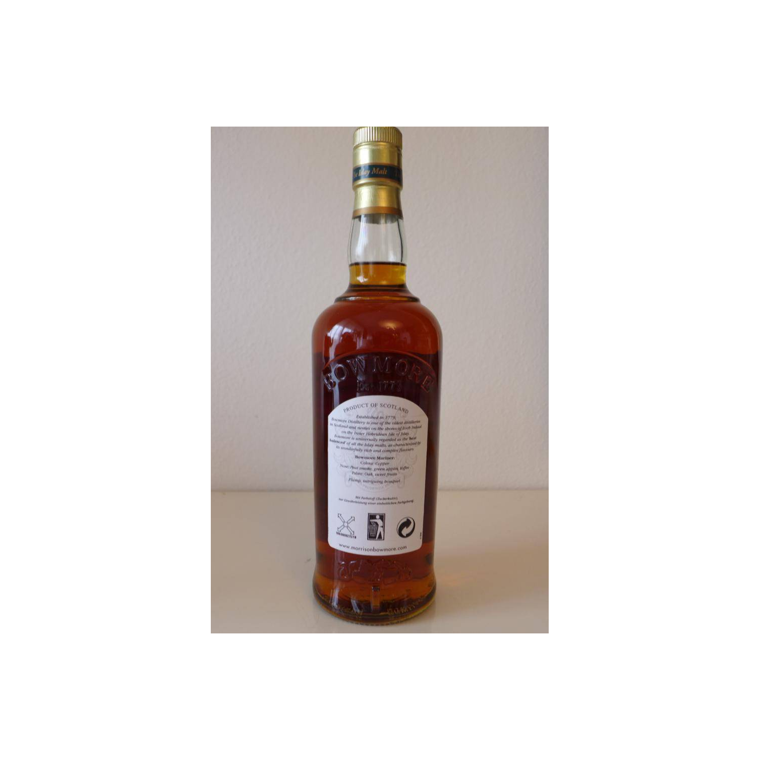 Bowmore 15 Years Single Malt Whisky 3