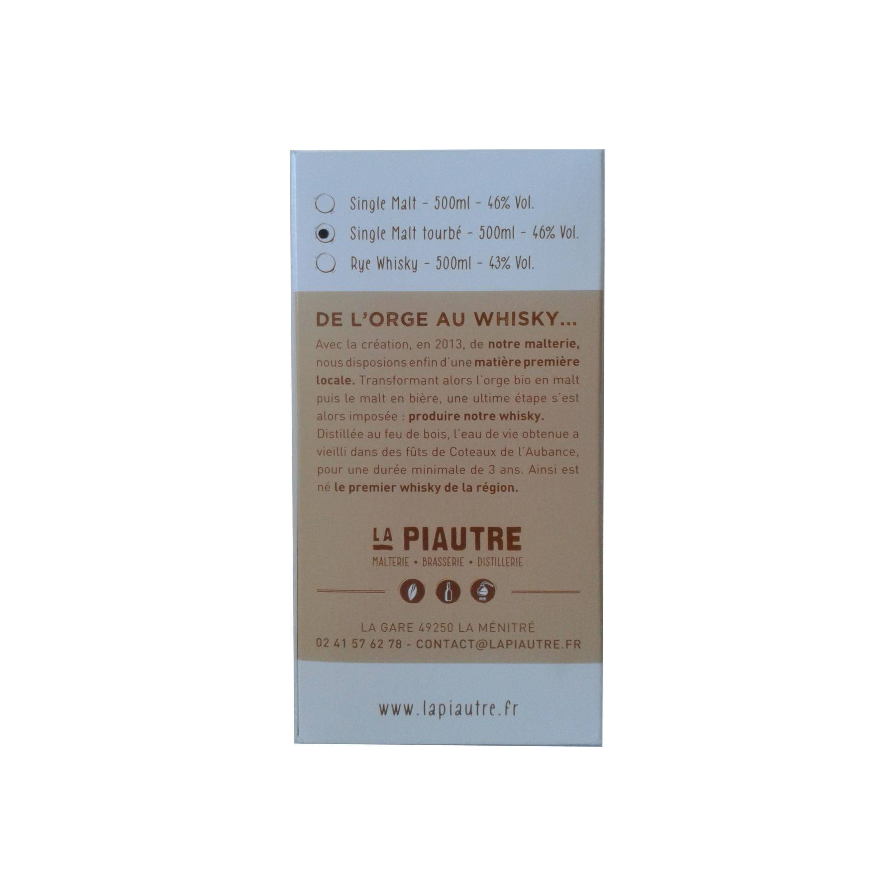 La Piautre Single Malt tourbé 3
