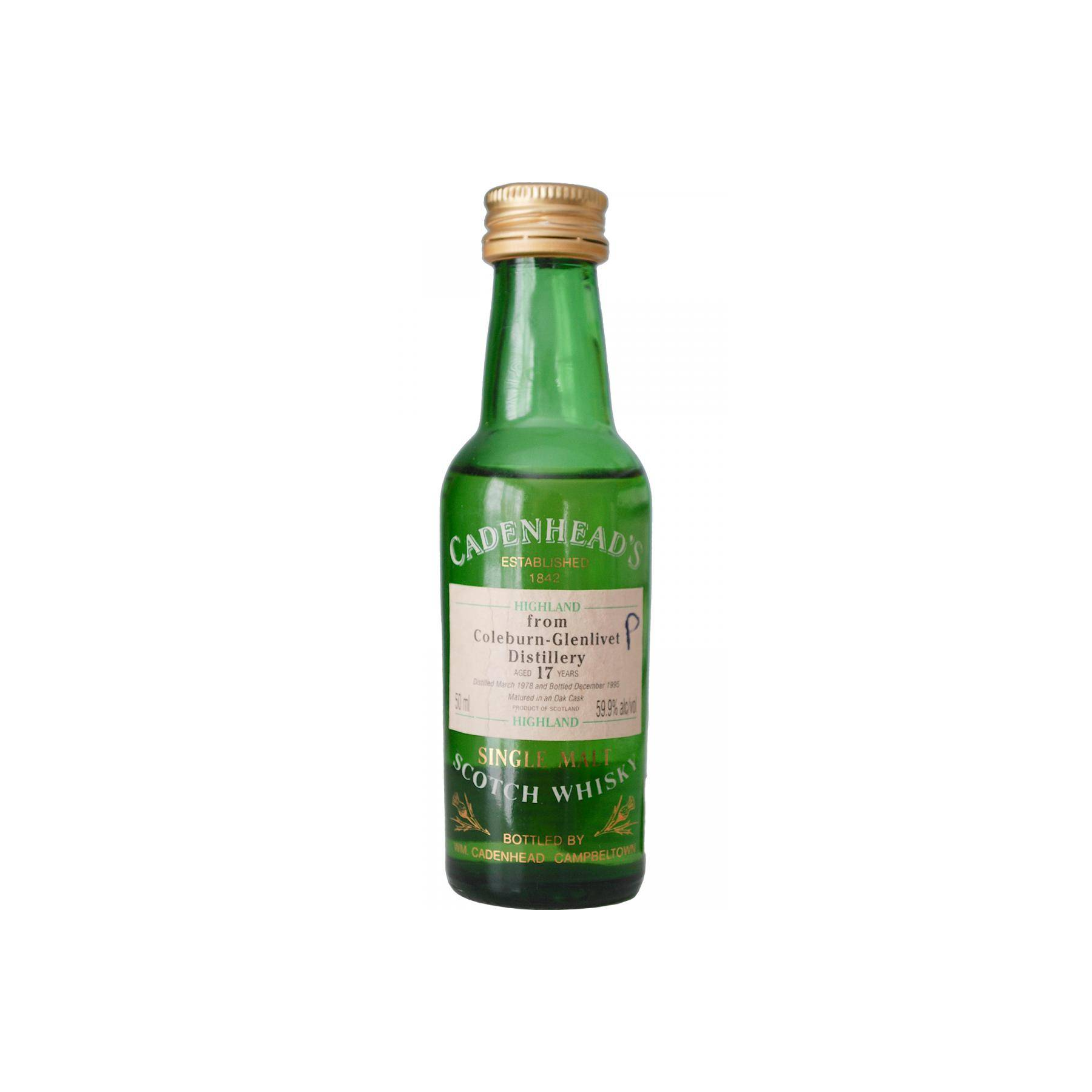 Coleburn Miniature 1978 17 Years Single Malt Whisky 2