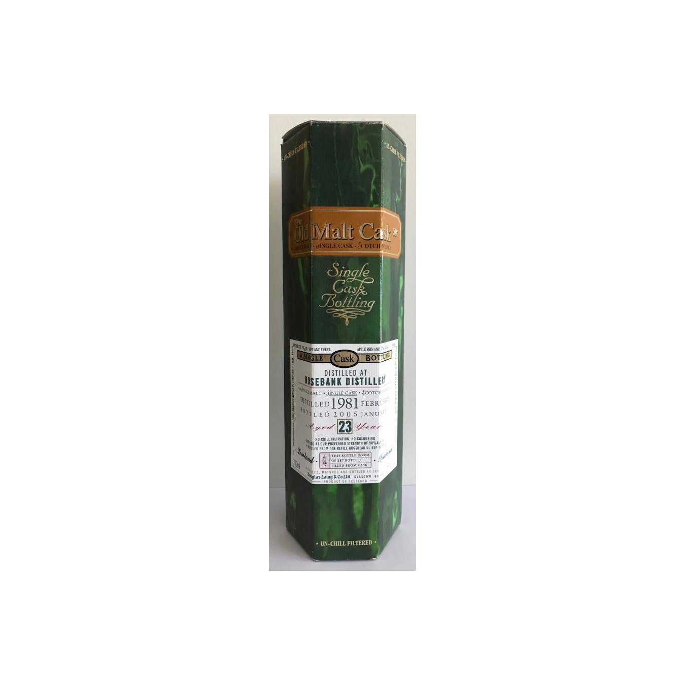 Rosebank Old Malt Cask 1981 23 Years Single Malt Whisky 2