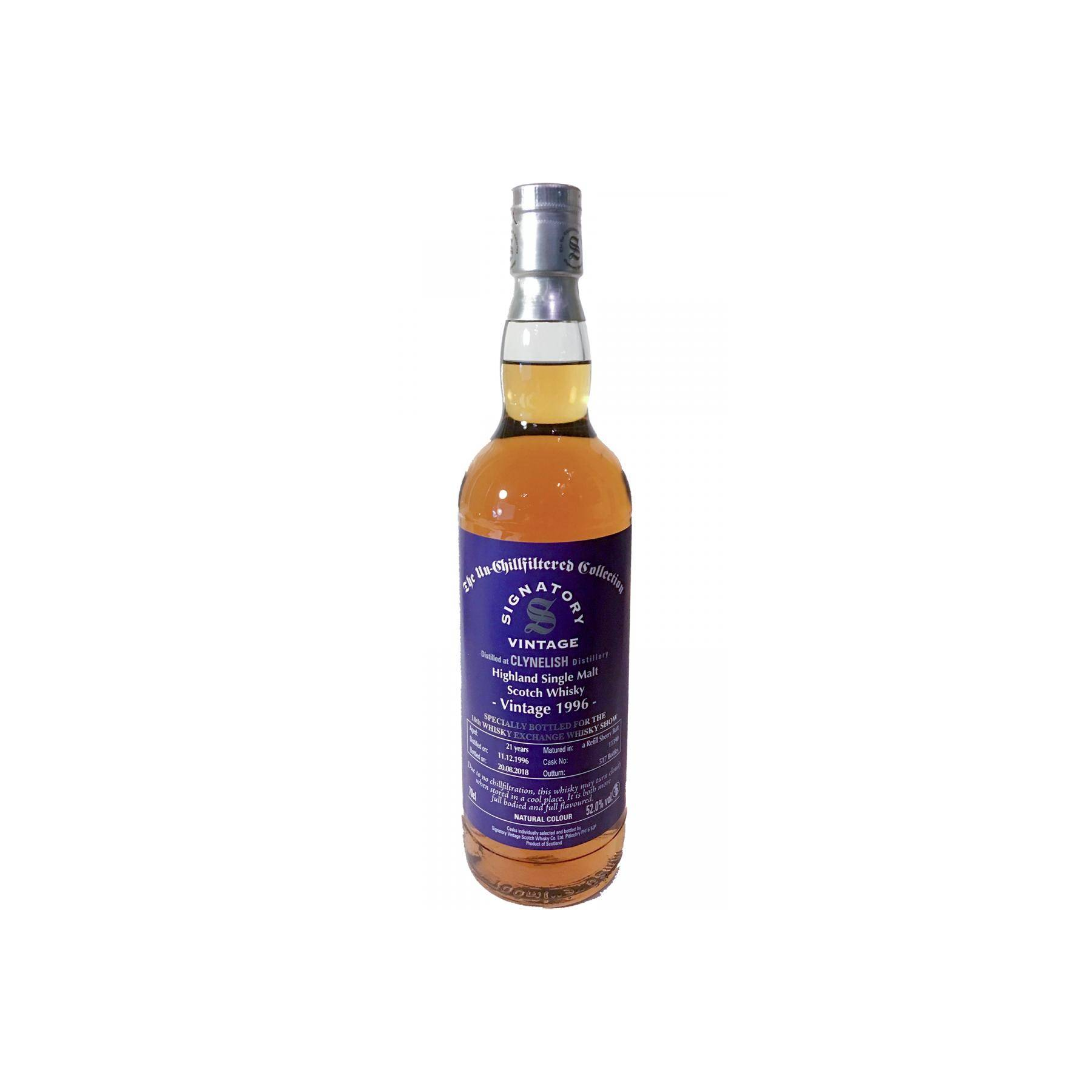 Clynelish 1996 21 Years Single Malt Whisky