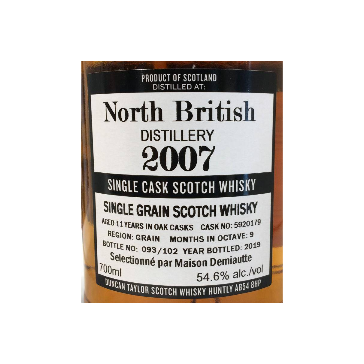 North British The Octave 2007 11 Years Single Grain Whisky 2