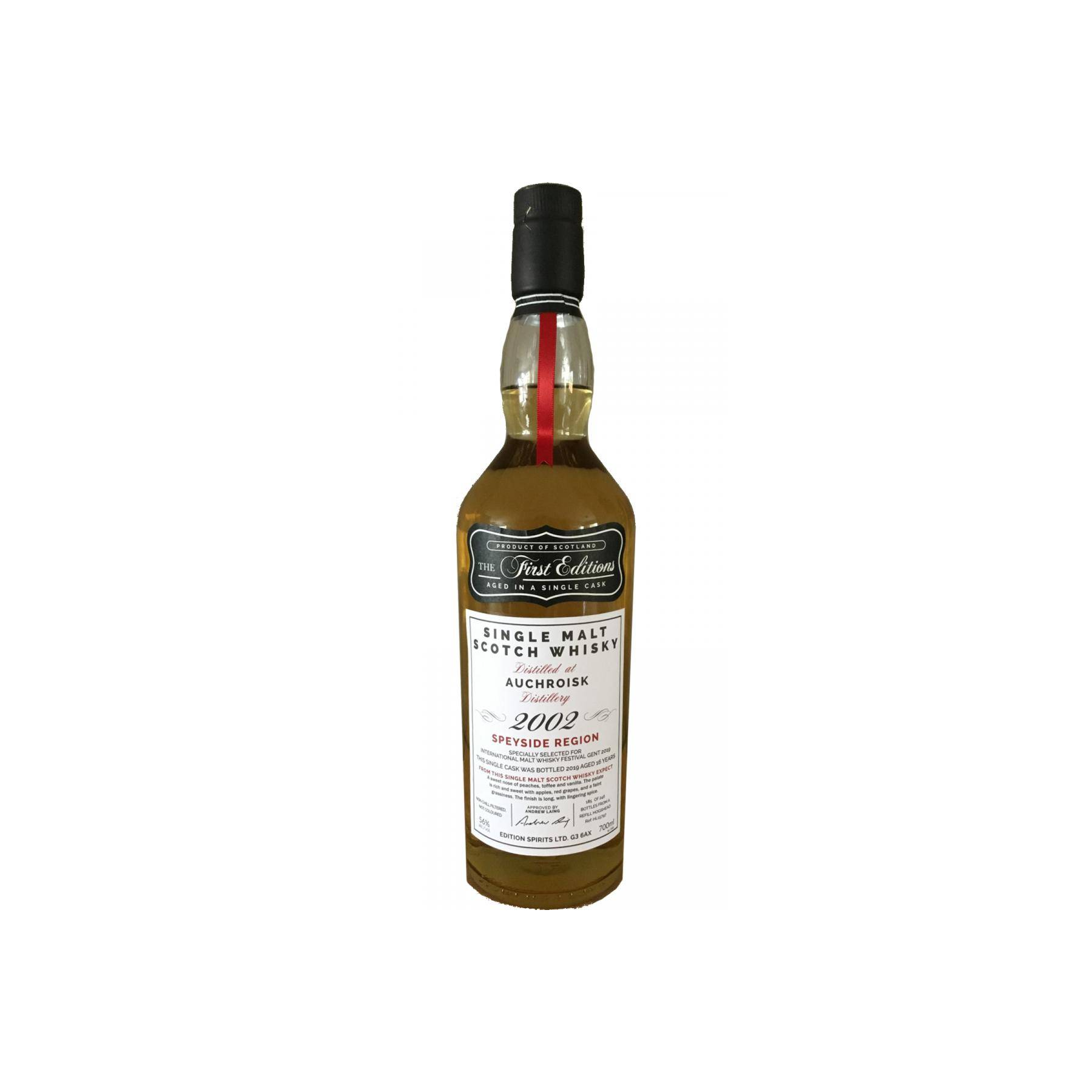 Auchroisk The First Editions 2002 16 Years Single Malt Whisky