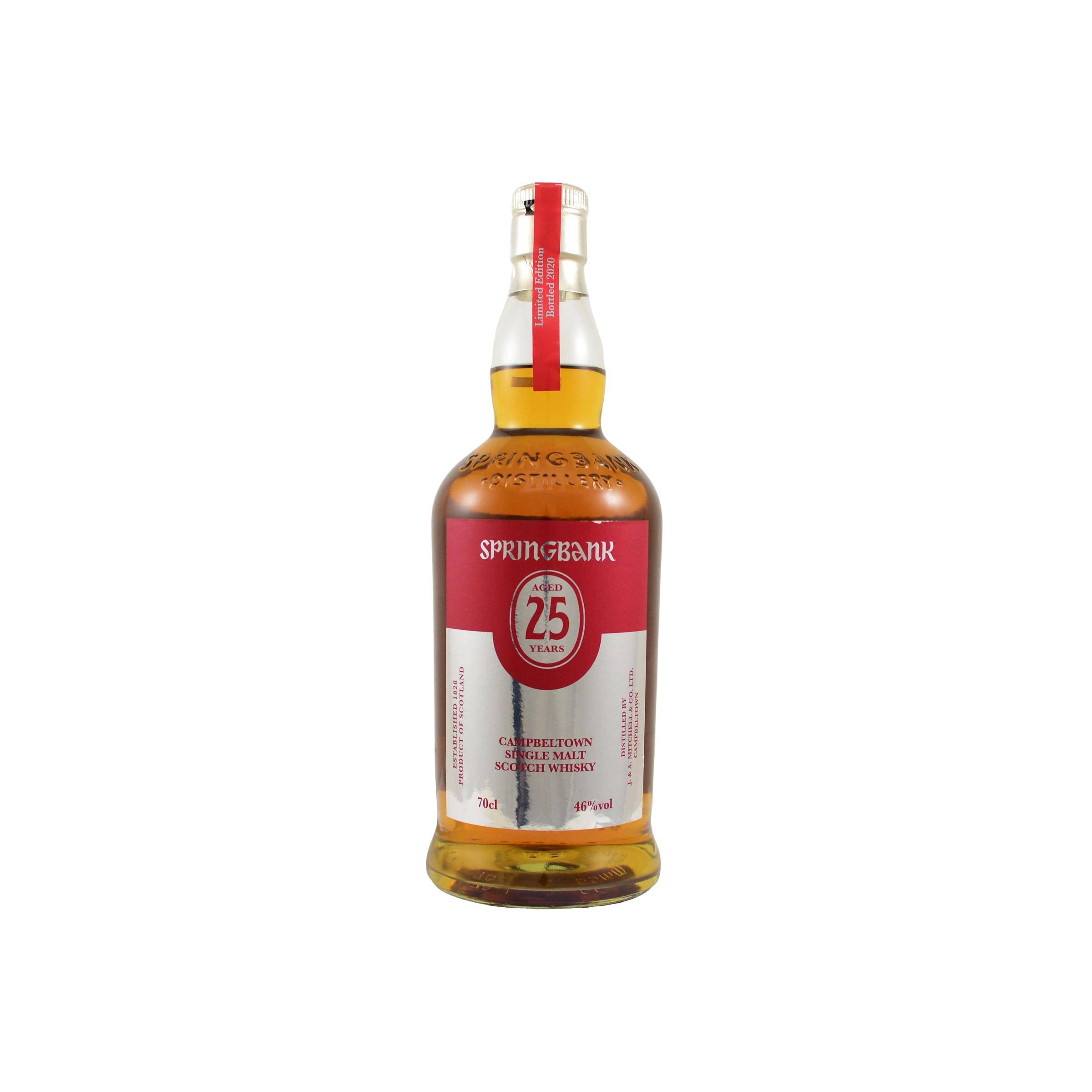 Springbank Limited Edition 25 Years Single Malt Whisky