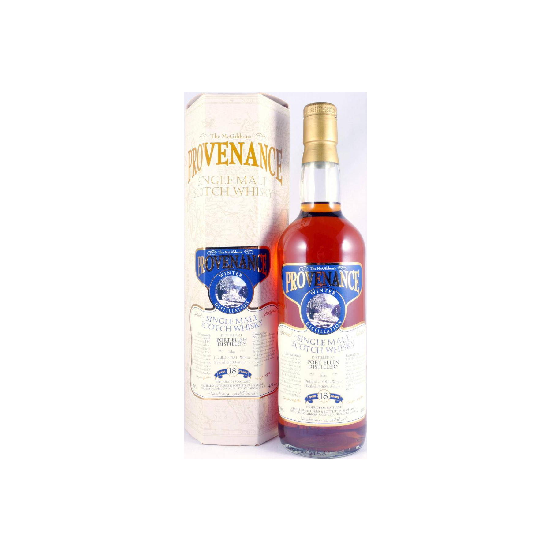 Port Ellen McGibbon's Provenance 1981 18 Years Single Malt Whisky 2
