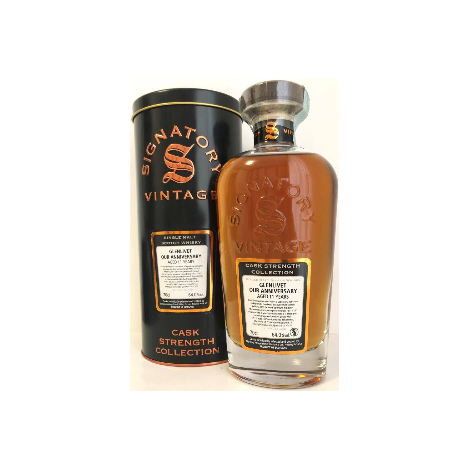The Glenlivet Cask Strength Collection 2007 11 Years Single Malt Whisky