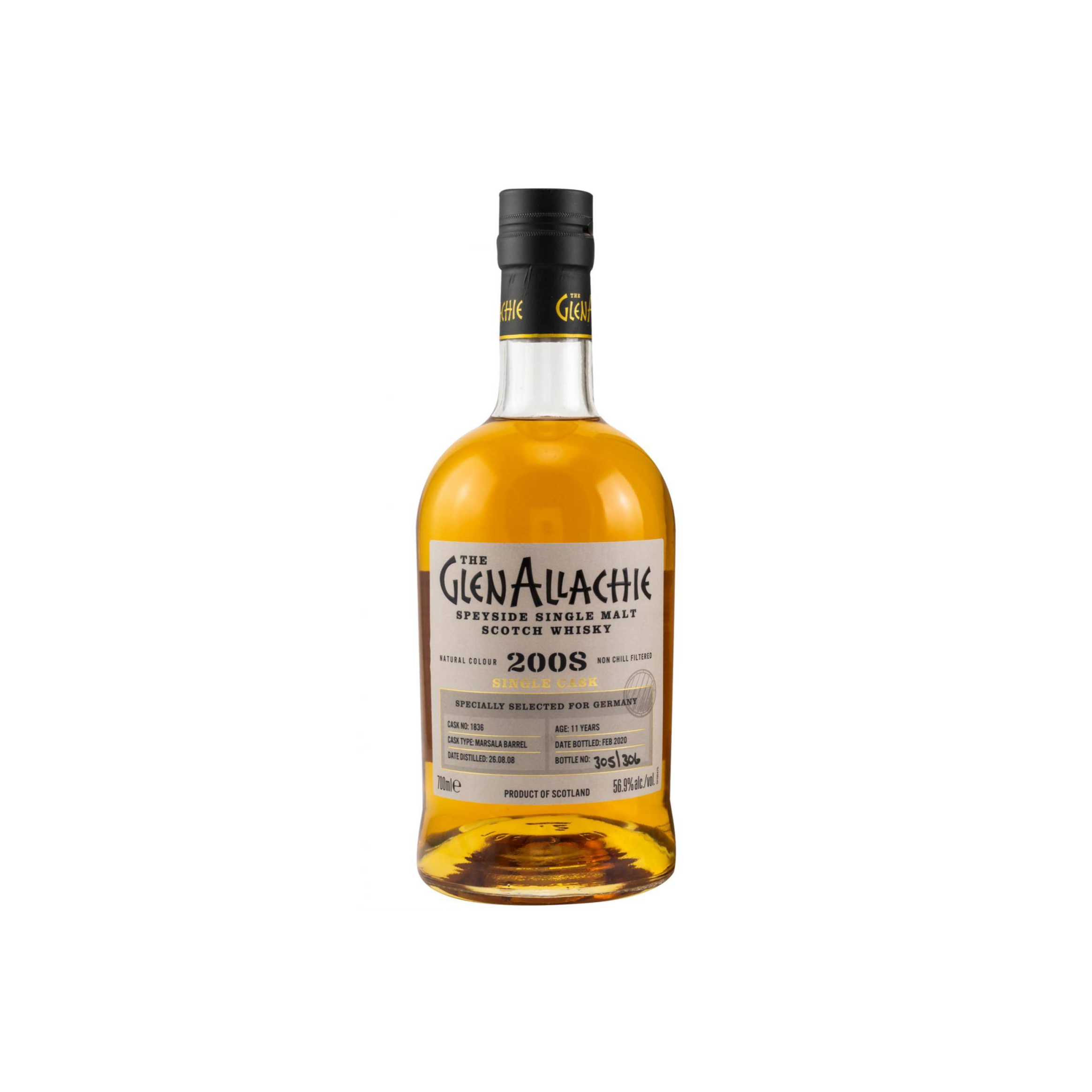 The GlenAllachie Single Cask 2008 11 Years Single Malt Whisky