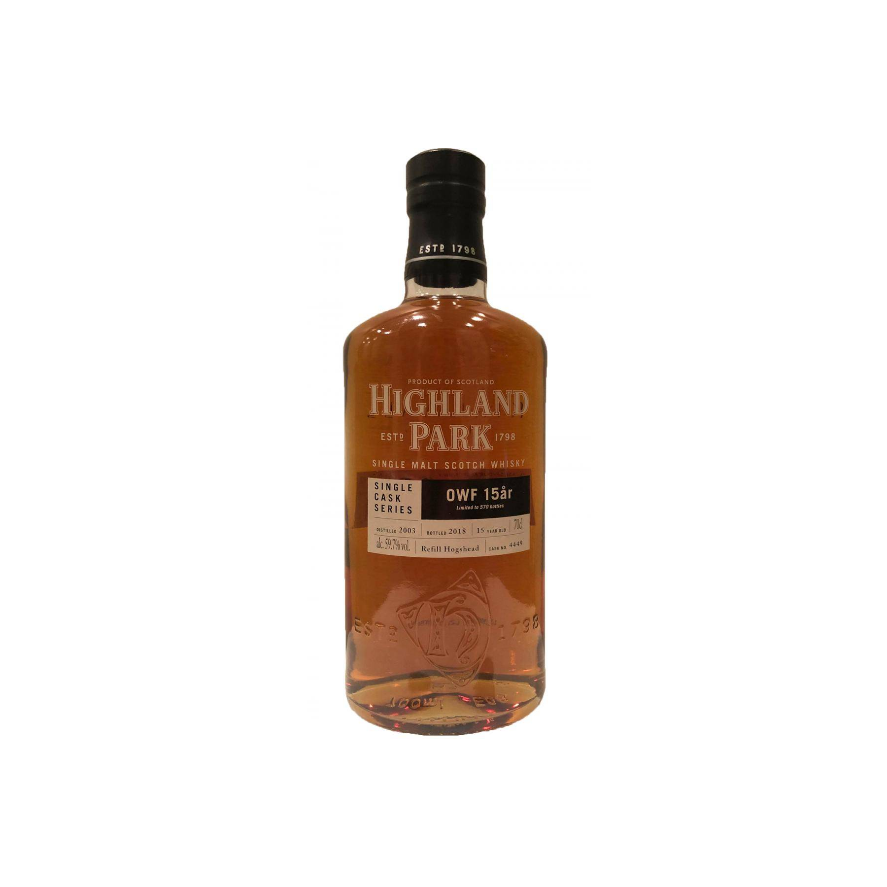 Highland Park Single Cask 2003 15 Years Single Malt Whisky