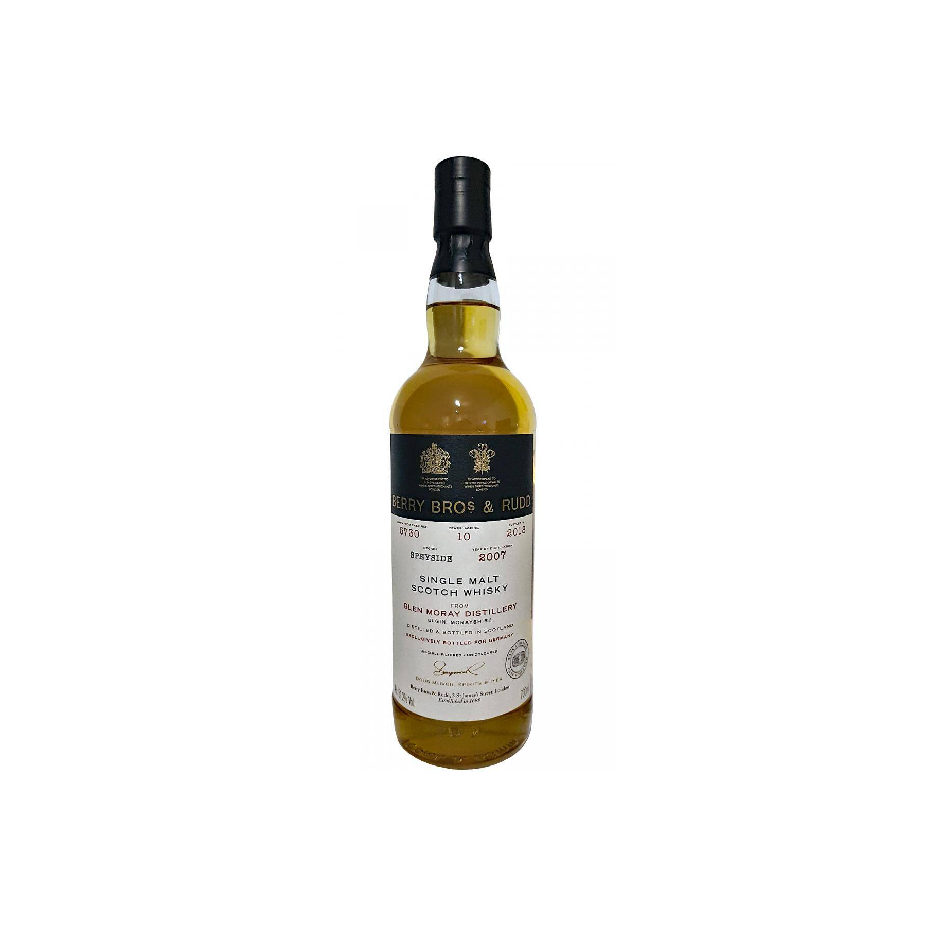 Glen Moray 2007 10 Years Single Malt Whisky
