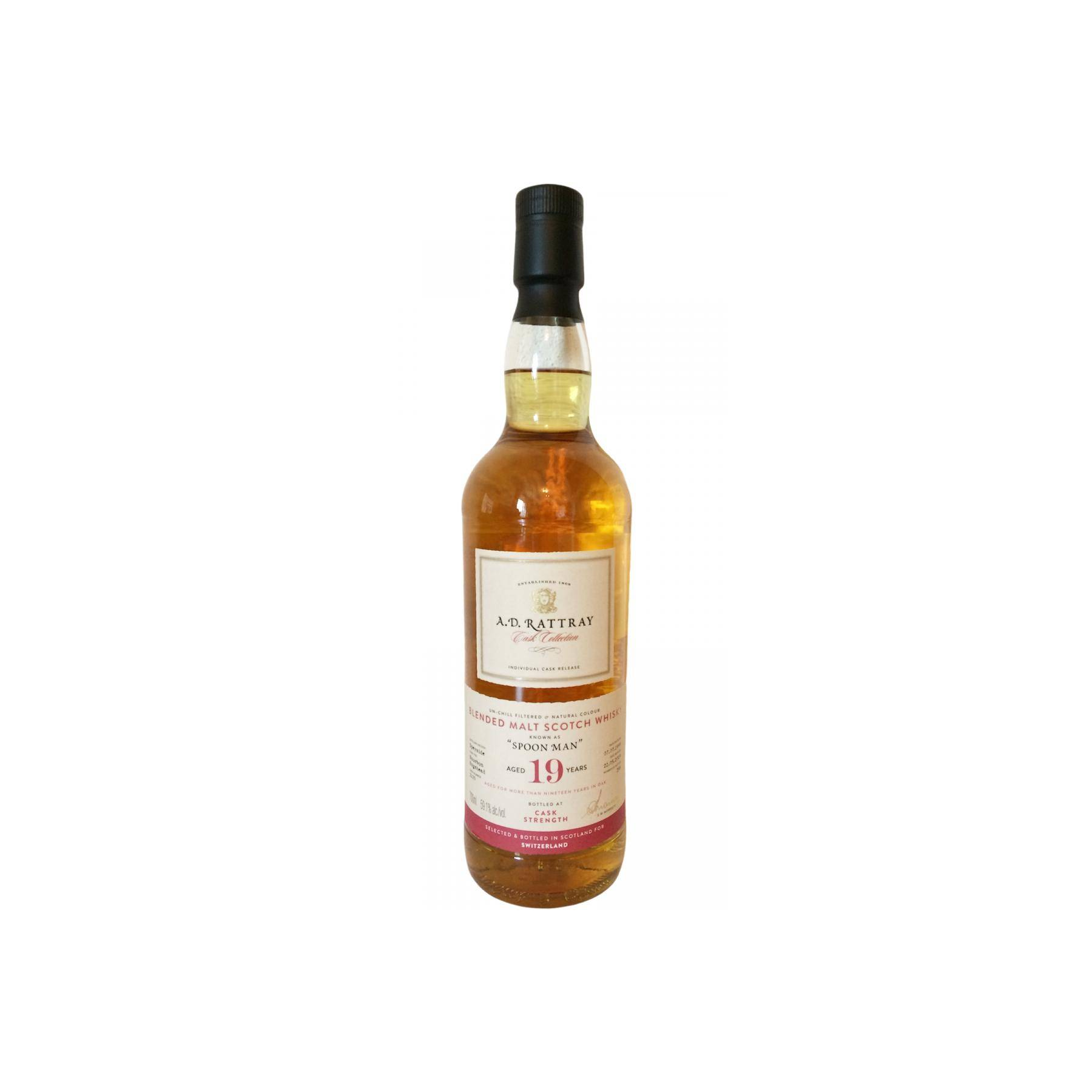 A.D. Rattray 1999 19 Years Blended Malt Whisky