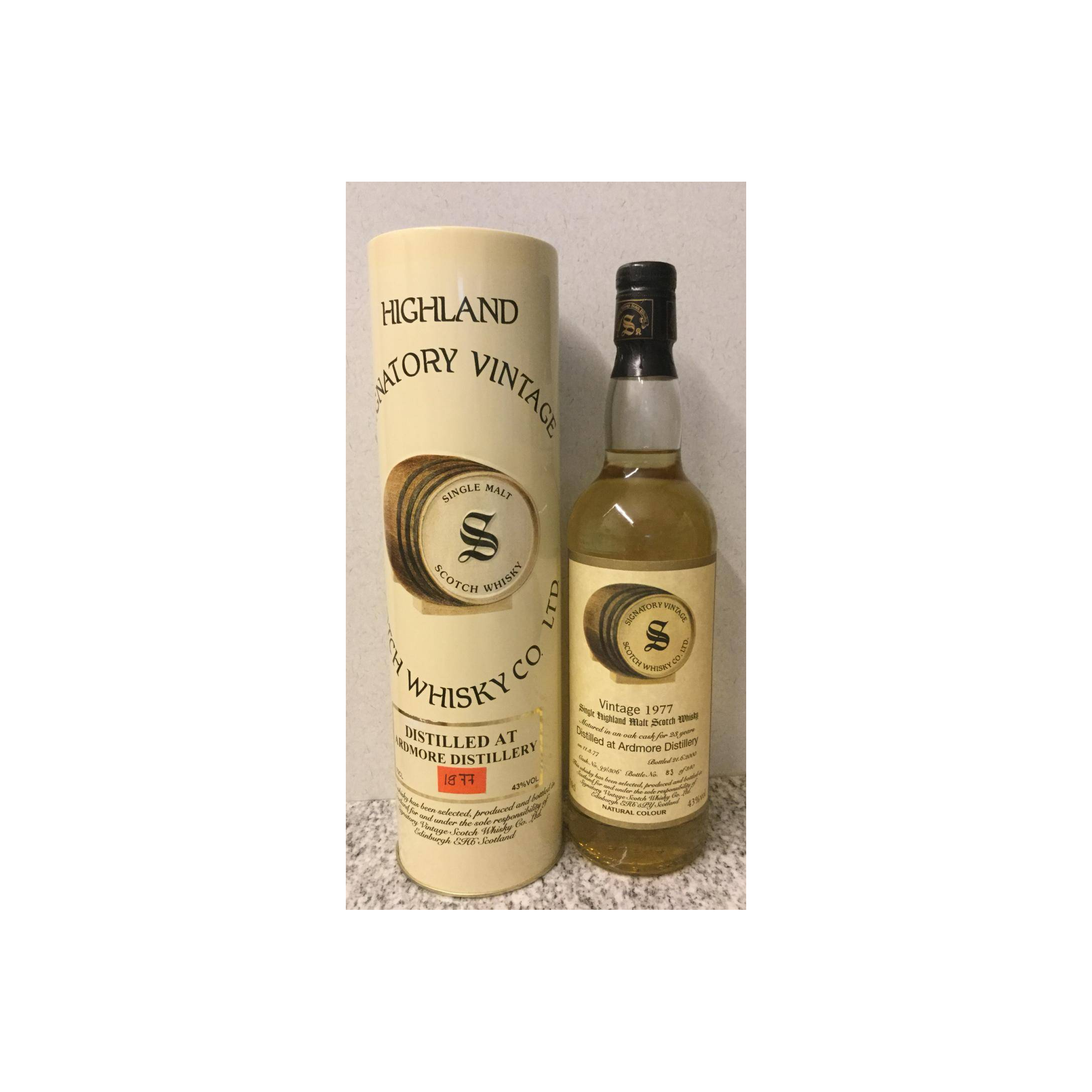 Ardmore Vintage Collection 1977 23 Years Single Malt Whisky 3