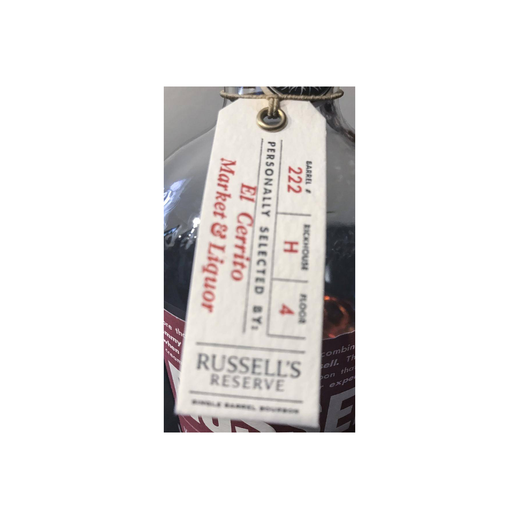 Russell's Reserve Kentucky Straight Bourbon Whiskey Bourbon Whisky