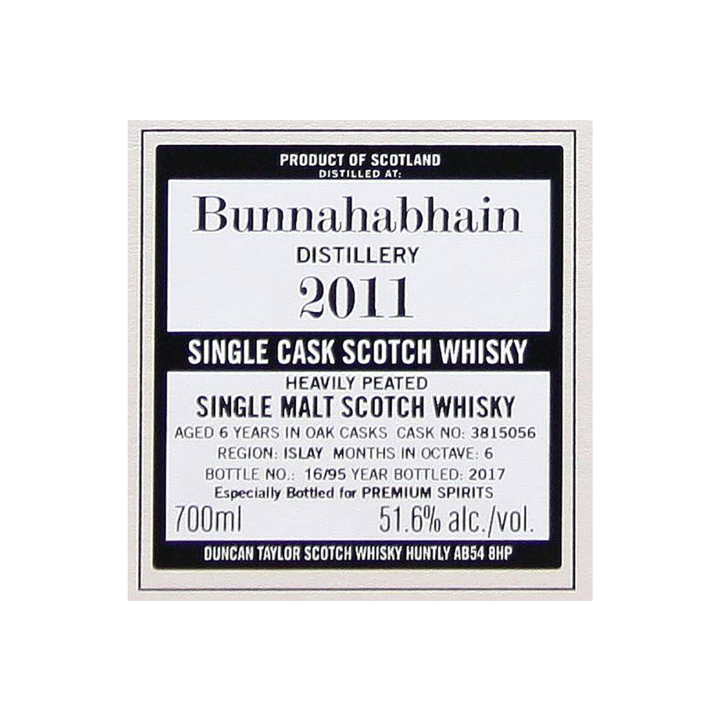 Bunnahabhain 2011 6 Years Single Malt Whisky 3