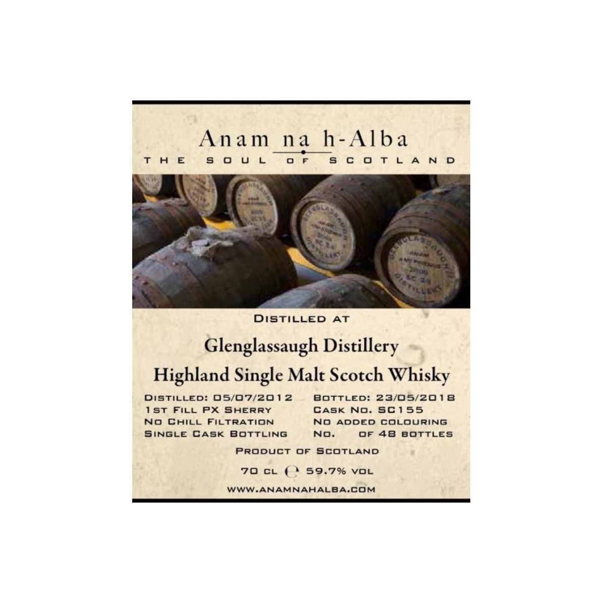 Glenglassaugh 2012 5 Years Single Malt Whisky