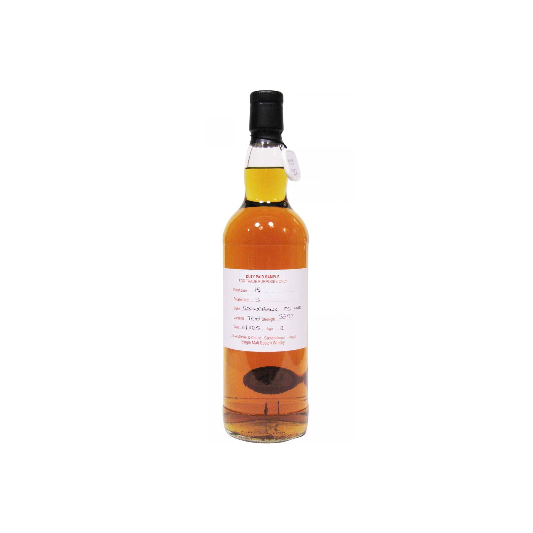 Springbank Duty Paid Sample - For Trade Purposes Only 2005 12 Years Single Malt Whisky