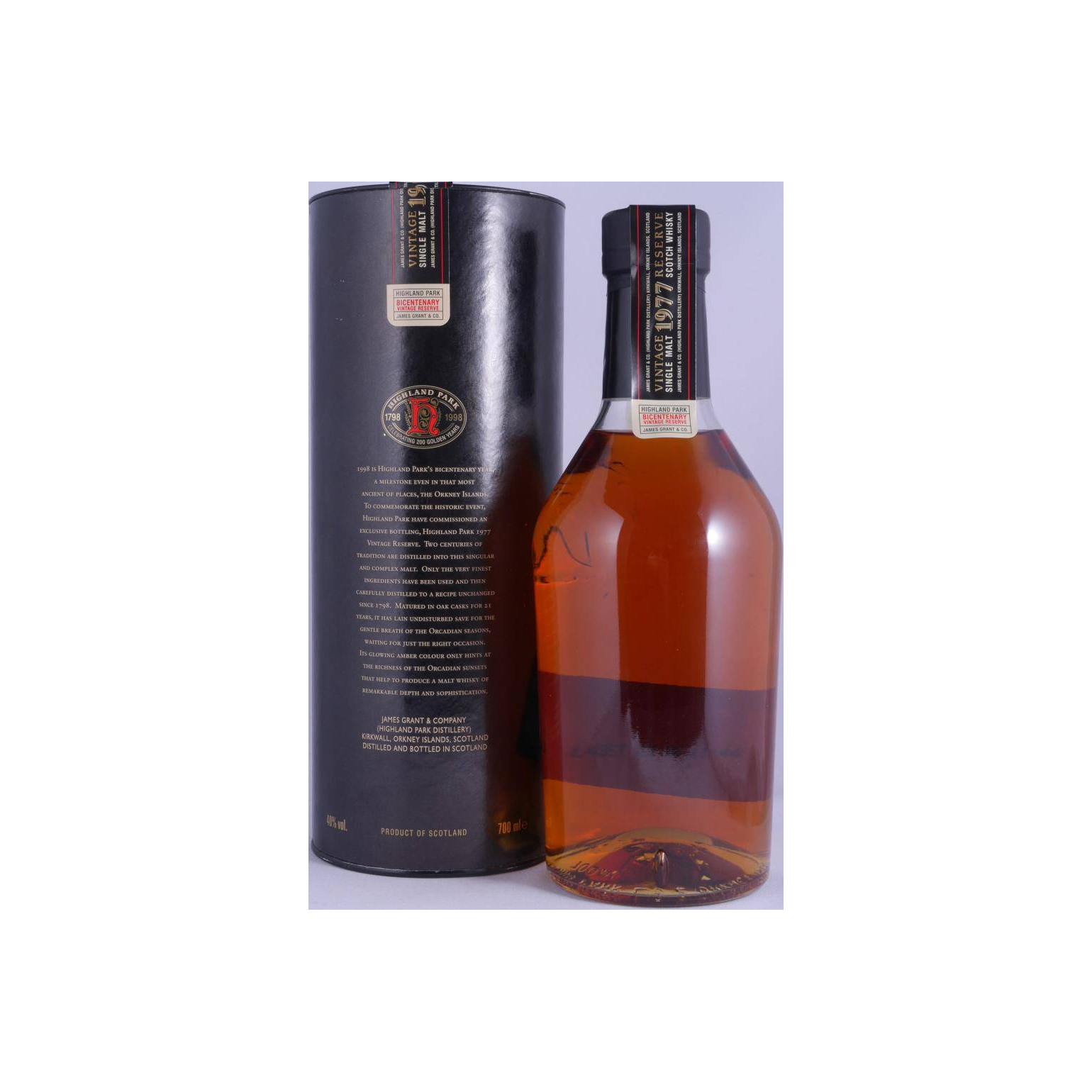 Highland Park 1977 21 Years Single Malt Whisky 3