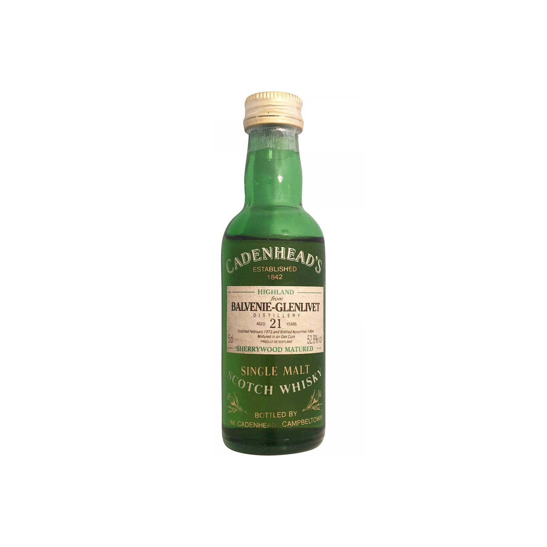 The Balvenie Miniature 1973 21 Years Single Malt Whisky 2